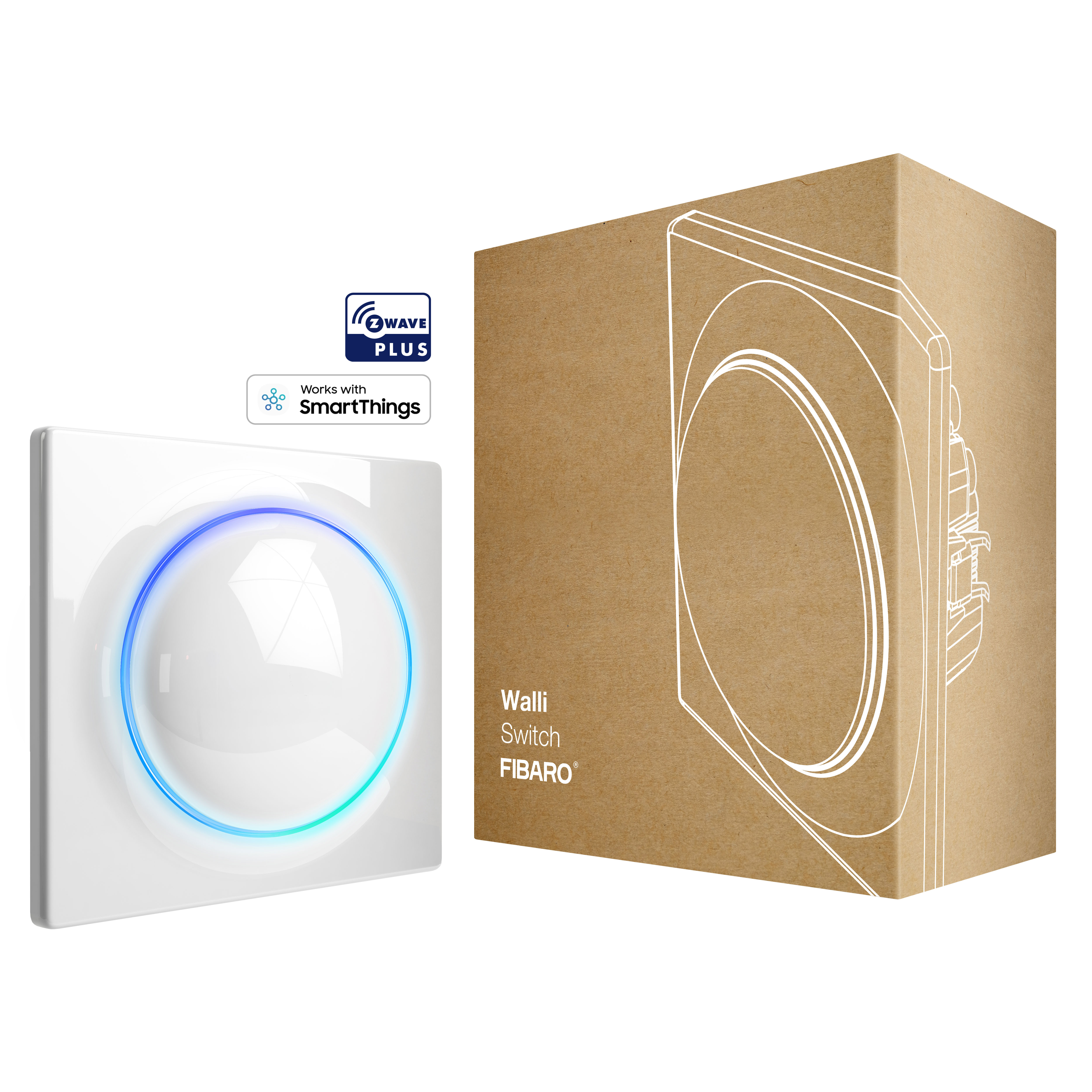 FIBARO Walli Switch (Wei&szlig;) 
