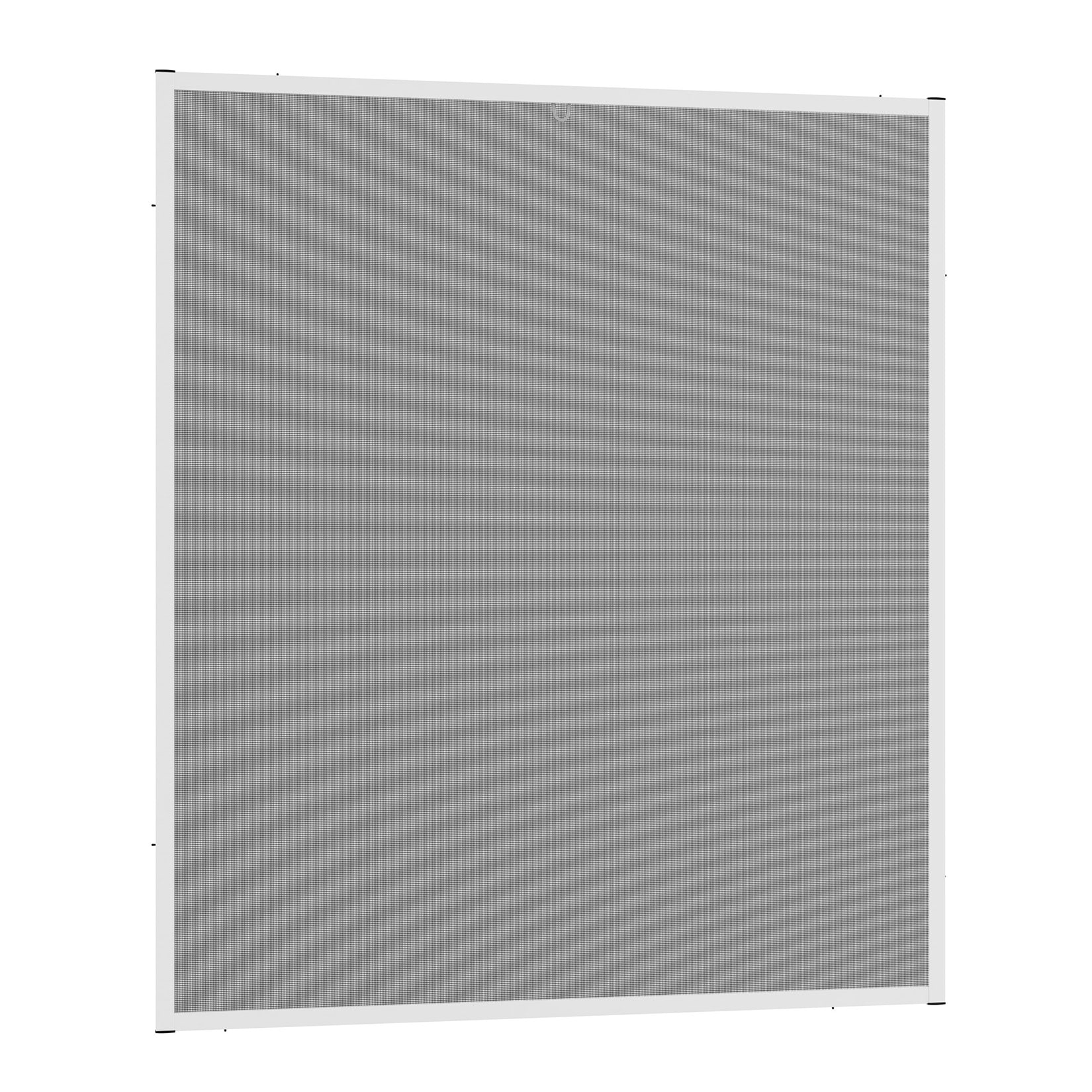 Fensterbausatz "MASTER SLIM" 100x120 cm in Wei&szlig; mit Pollenschutz 