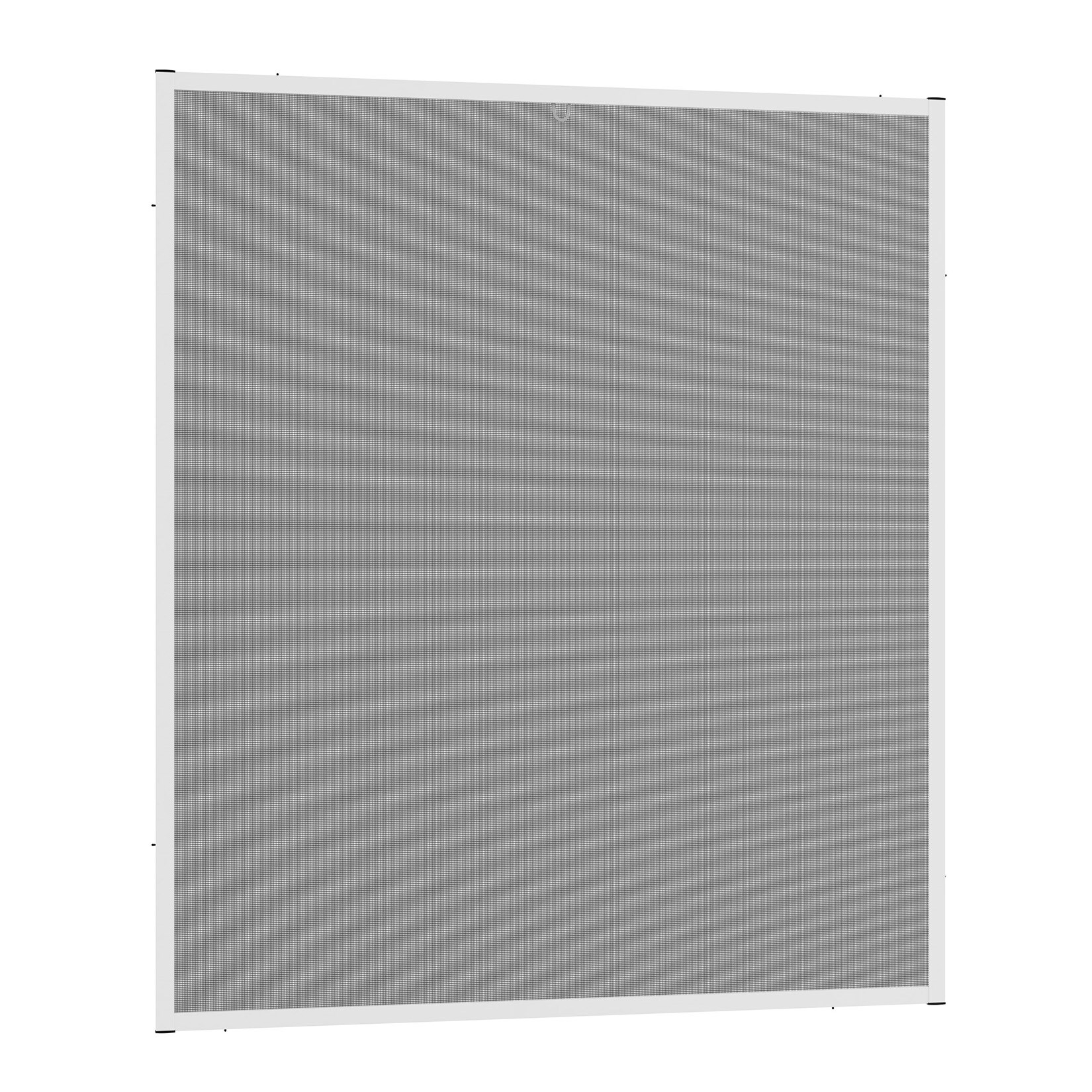 Alu-Fenster "MASTER SLIM" 130x150 cm in Weiß mit Pollenschutz