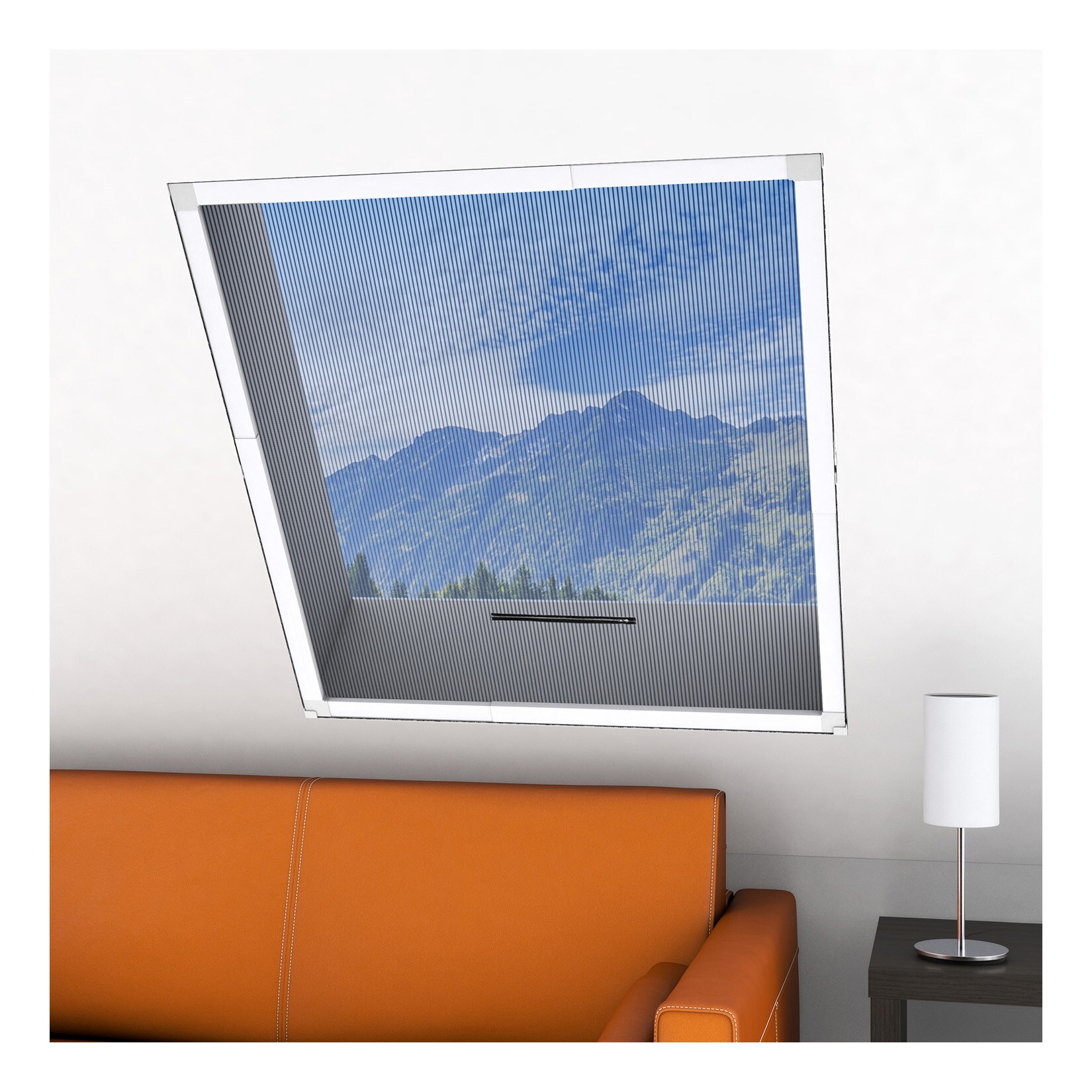 Teleskop-Dachfenster "FAST", 110x160 cm, Weiß