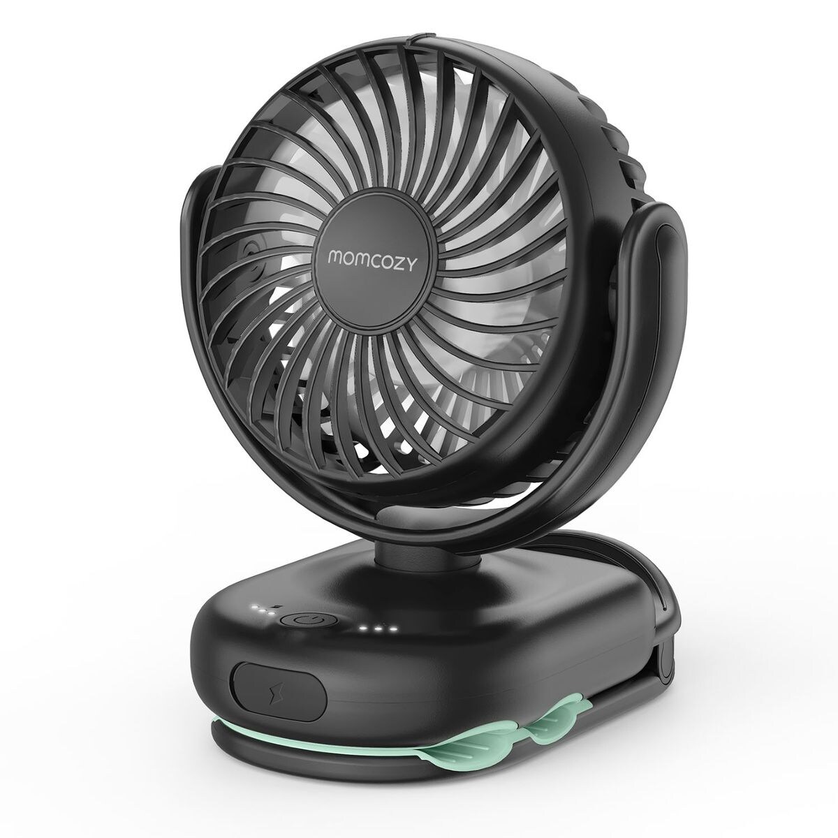Clip On Stroller Fan Black