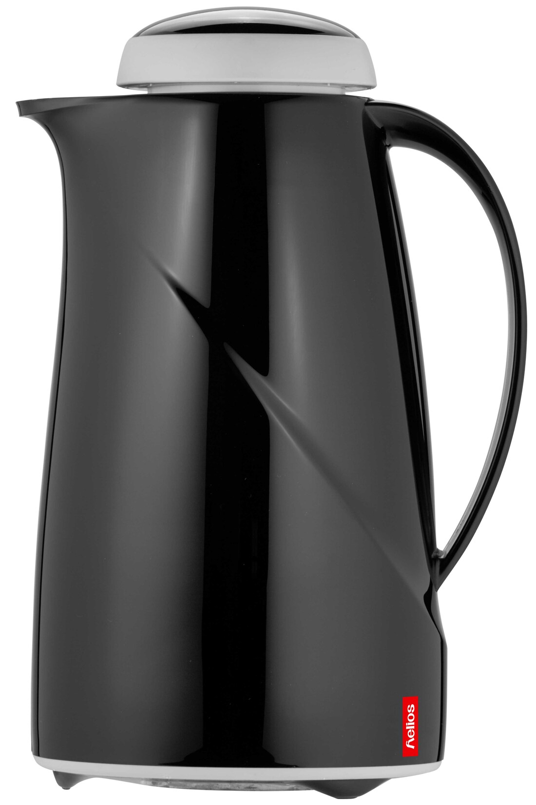 Helios Isolierkanne Wave 1,0 l, schwarz
