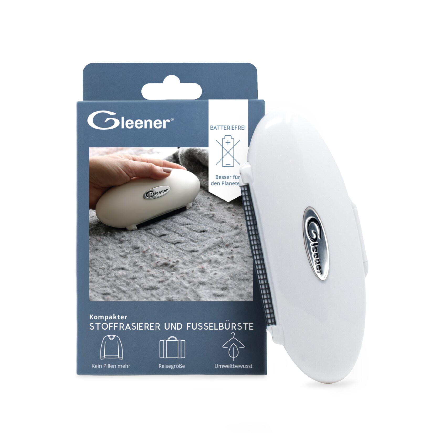 COMPACT  4-in-1 Fusselentferner und Fusselbürste weiß