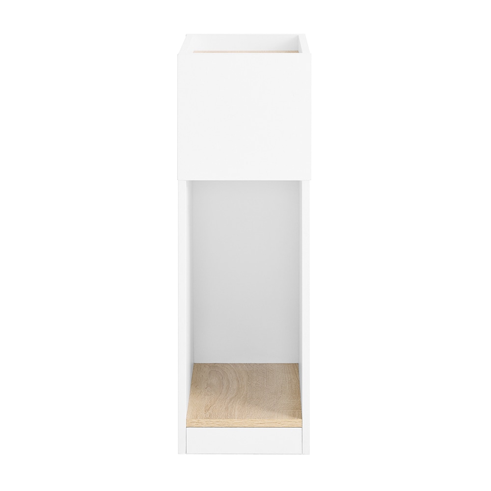 Sobuy table de chevet à 3 étagères blanc 20x35x60cm fonctionnel fbt171-wn