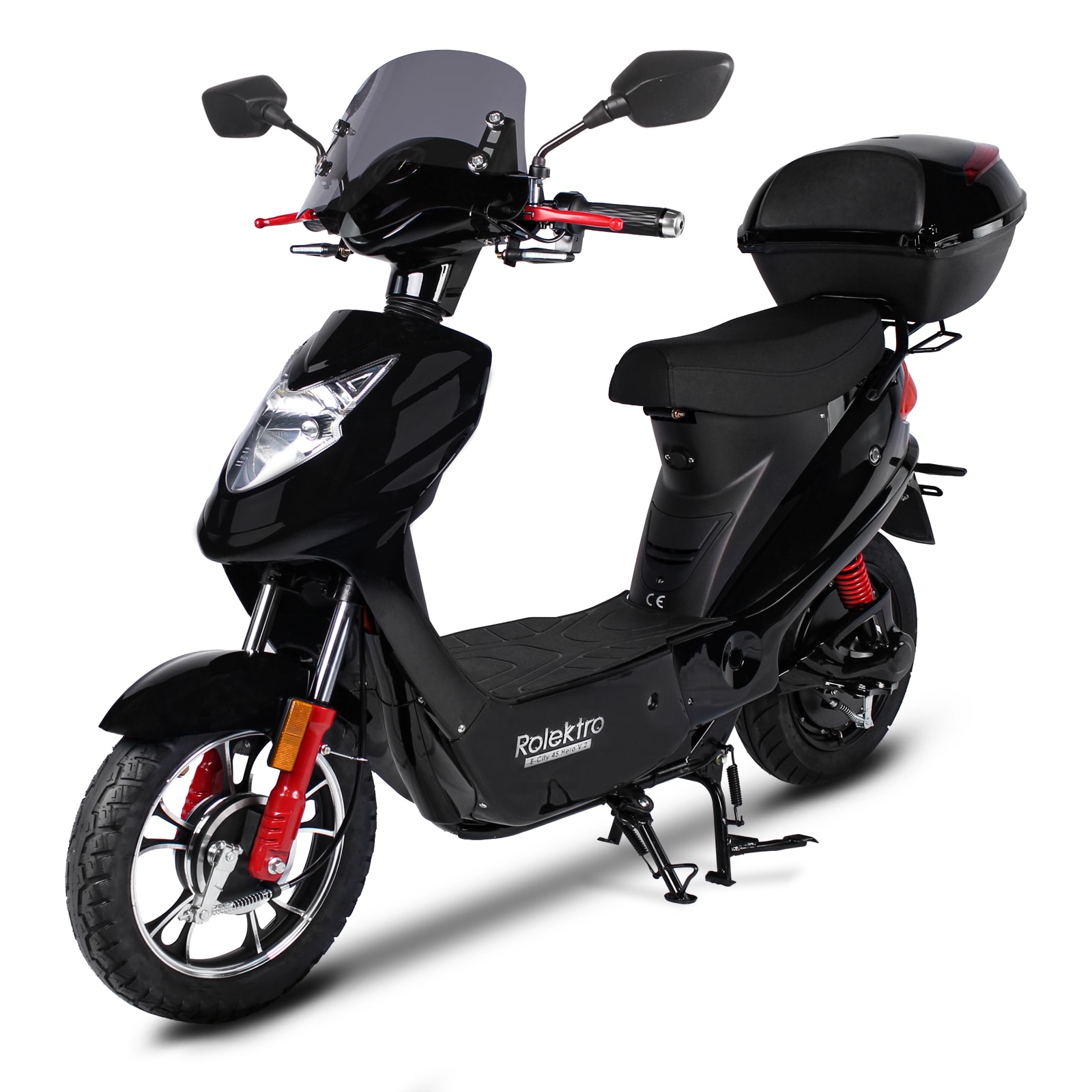 Rolektro, E-City 45 Hero V.2, Bleigel, Schwarz, 48V-20Ah, 1000 Watt 
