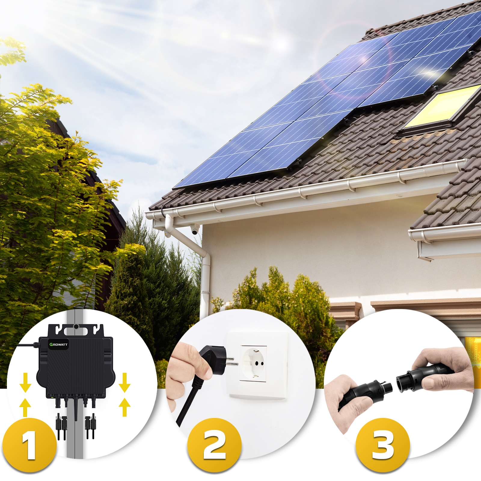 Growatt NEO‑800M‑X Mikro-Wechselrichter 800W ? Produktbild-Vorschau 6