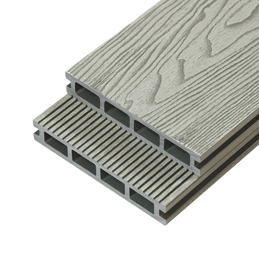 HOME DELUXE  WPC Terrassendielen SAMANA PREMIUM Komplettset - Antik 10m²