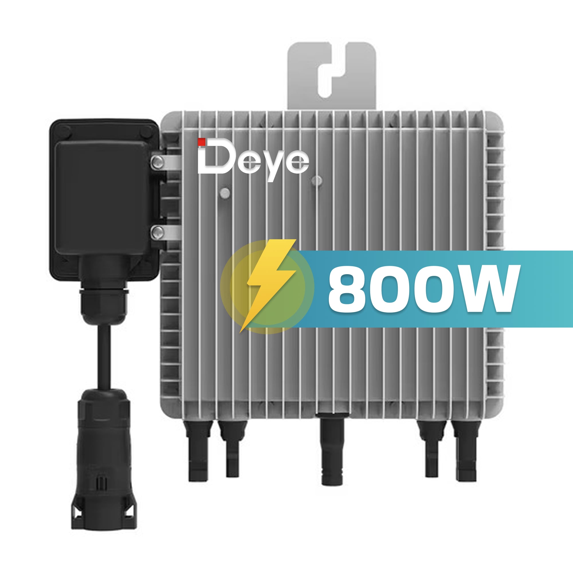 DEYE Mikro-Wechselrichter 800 W SUN-M80G4-EU-Q0 f&uuml;r Balkonkraftwerk, IP67 wetterfest, Plug&Play Installation, 2 MPPT, WIFI, Micro Inverter 