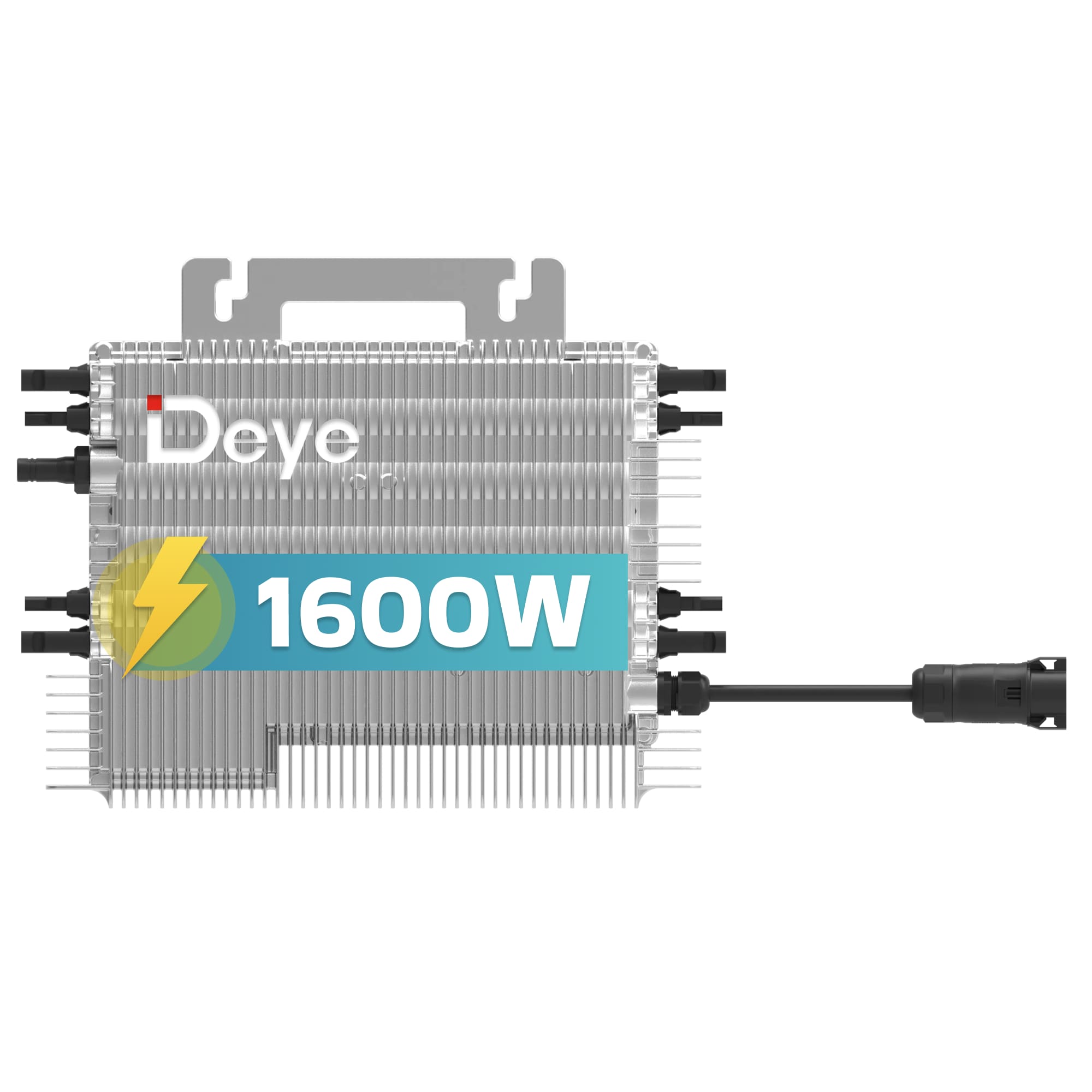 DEYE Mikro-Wechselrichter 1600 W SUN-M160G4-EU-Q0 f&uuml;r Mini-PV Solaranlage Balkonkraftwerk, IP67 wetterfest, 4 MPPT, WIFI, Micro Inverter 