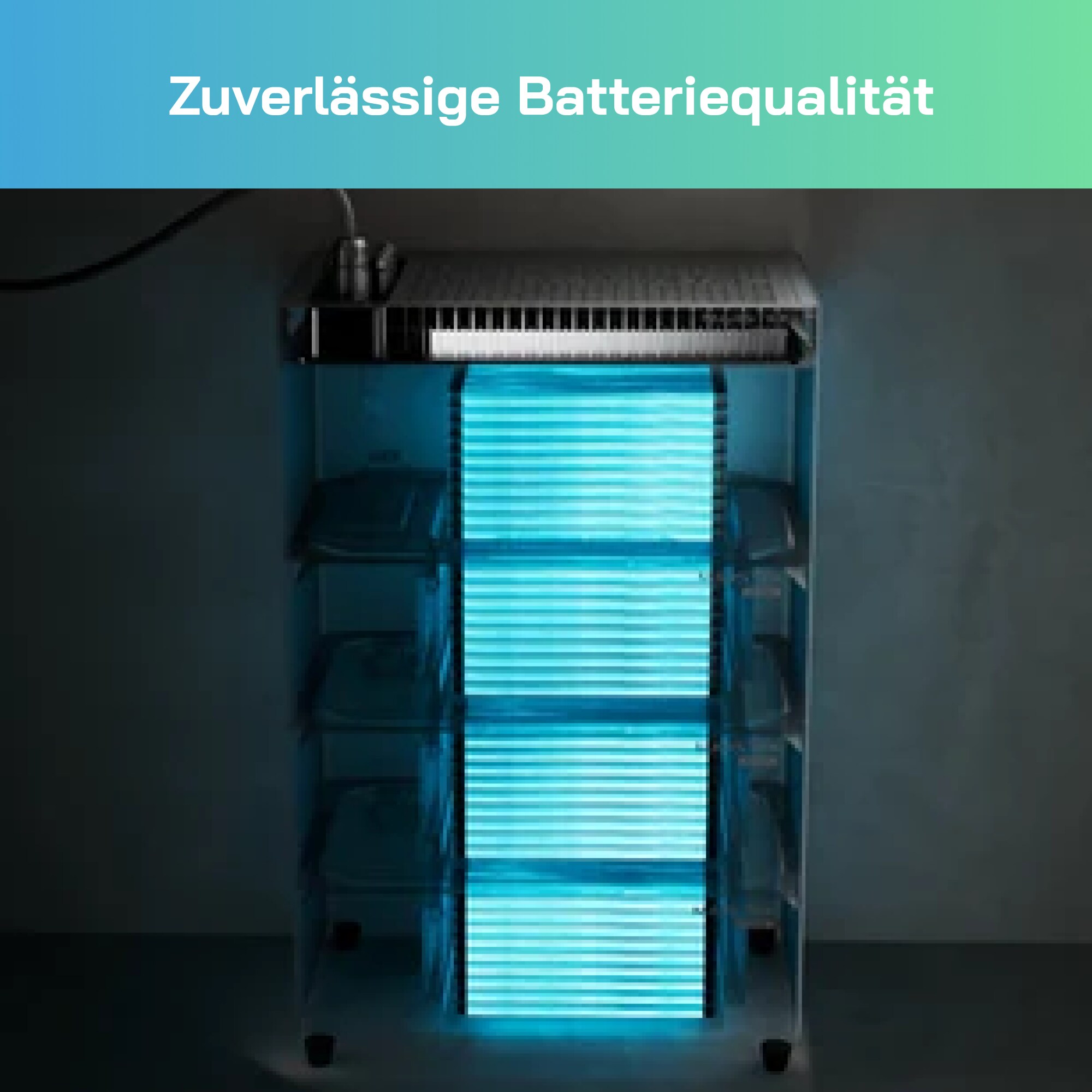 Produktbild von SUNNIVA Balkonkraftwerk 2000W + 5,12 KWh Speicher – Bifaziale 500W Module, 800W Ausgang | MARSTEK Jupiter C +, Steckerfertig