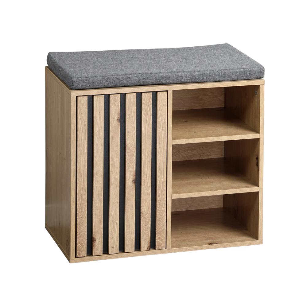 Schuhschrank mit Sitzkissen, FSC 