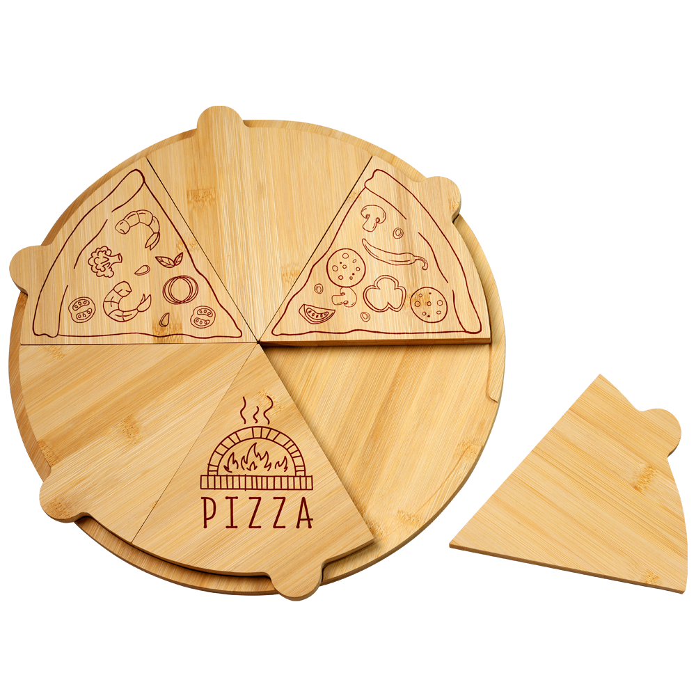 Pizza-Teller, Bambus