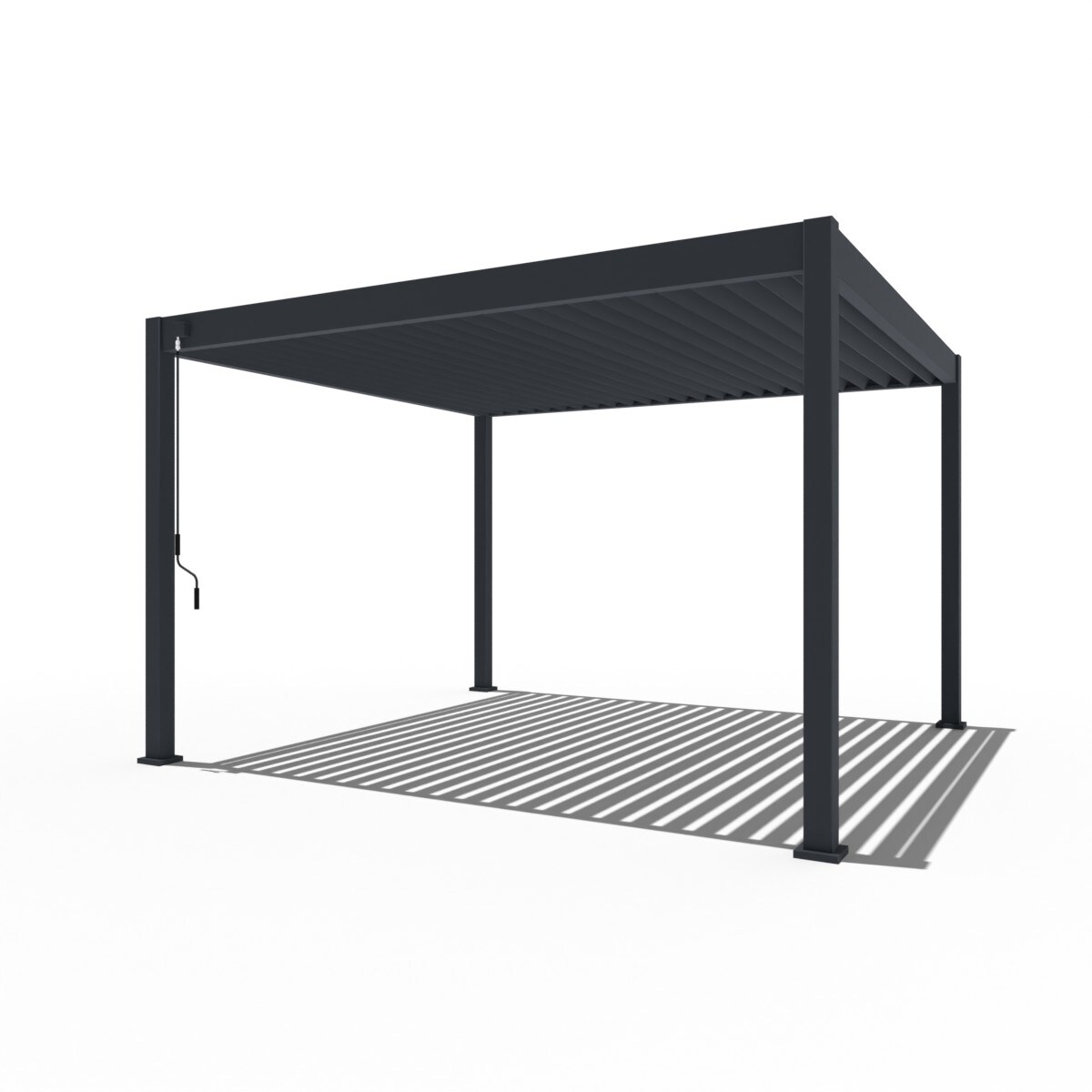 Superior Pergola 3,6 m x 4 m anthrazit