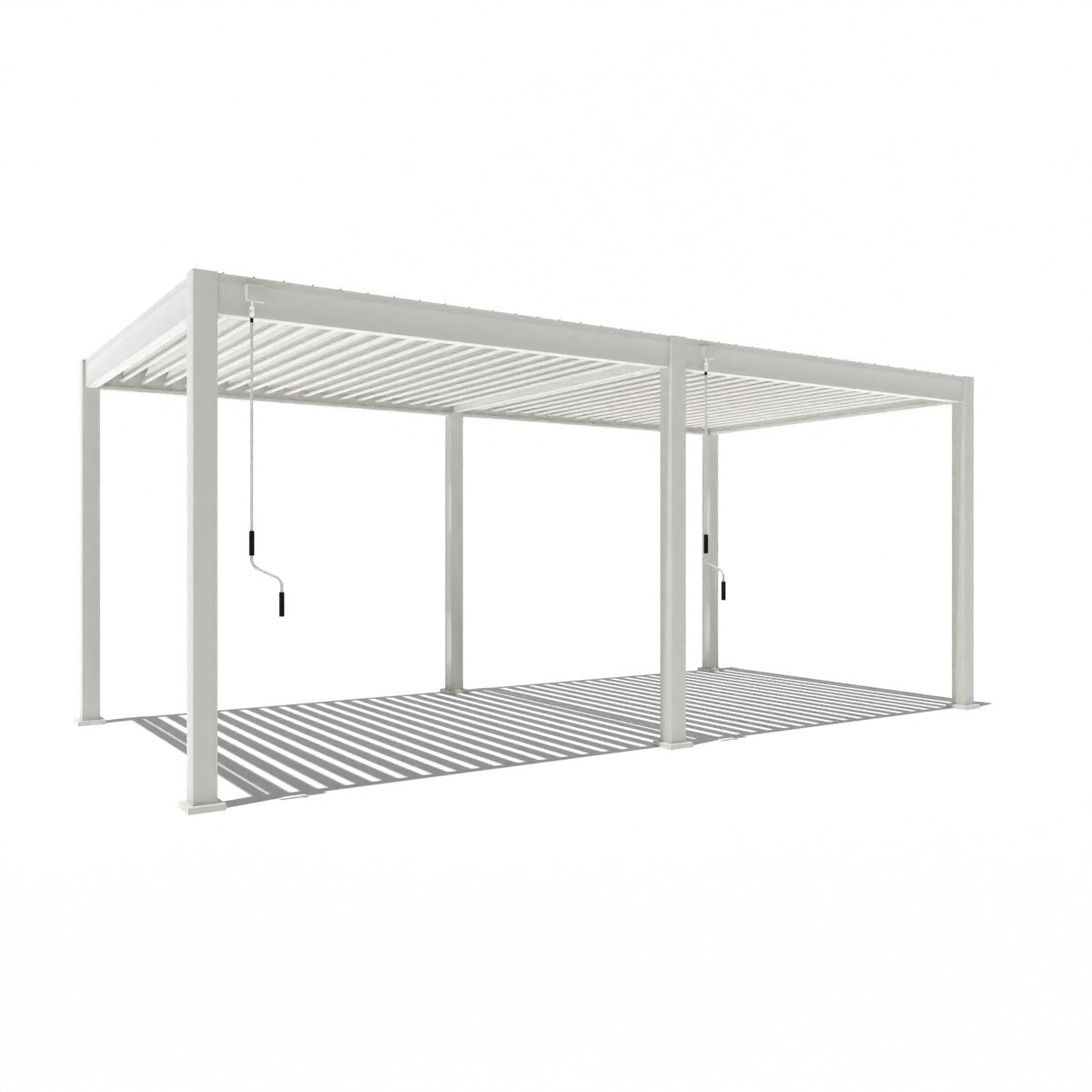 Superior Pergola 3 m x 6 m weiß