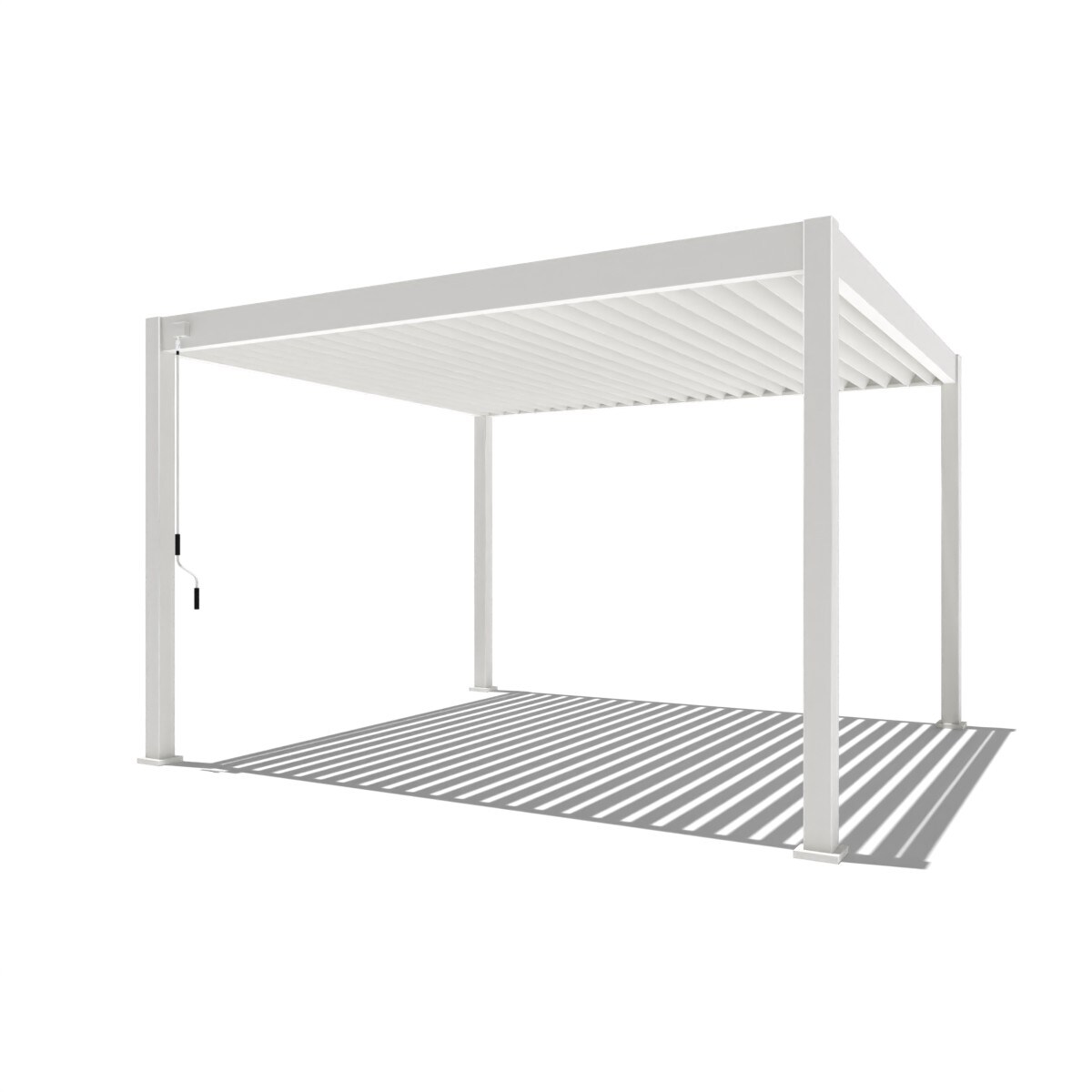 Superior Pergola 3,6 m x 4 m weiß
