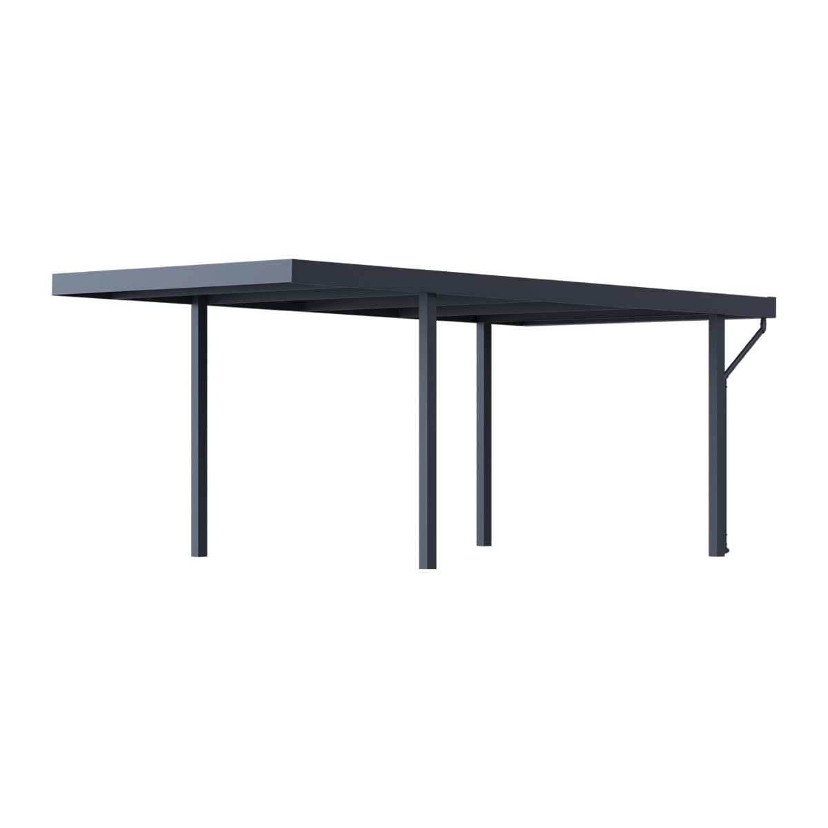 Pergoline Carport Metta 3,2 m x 5,5 m anthrazit 
