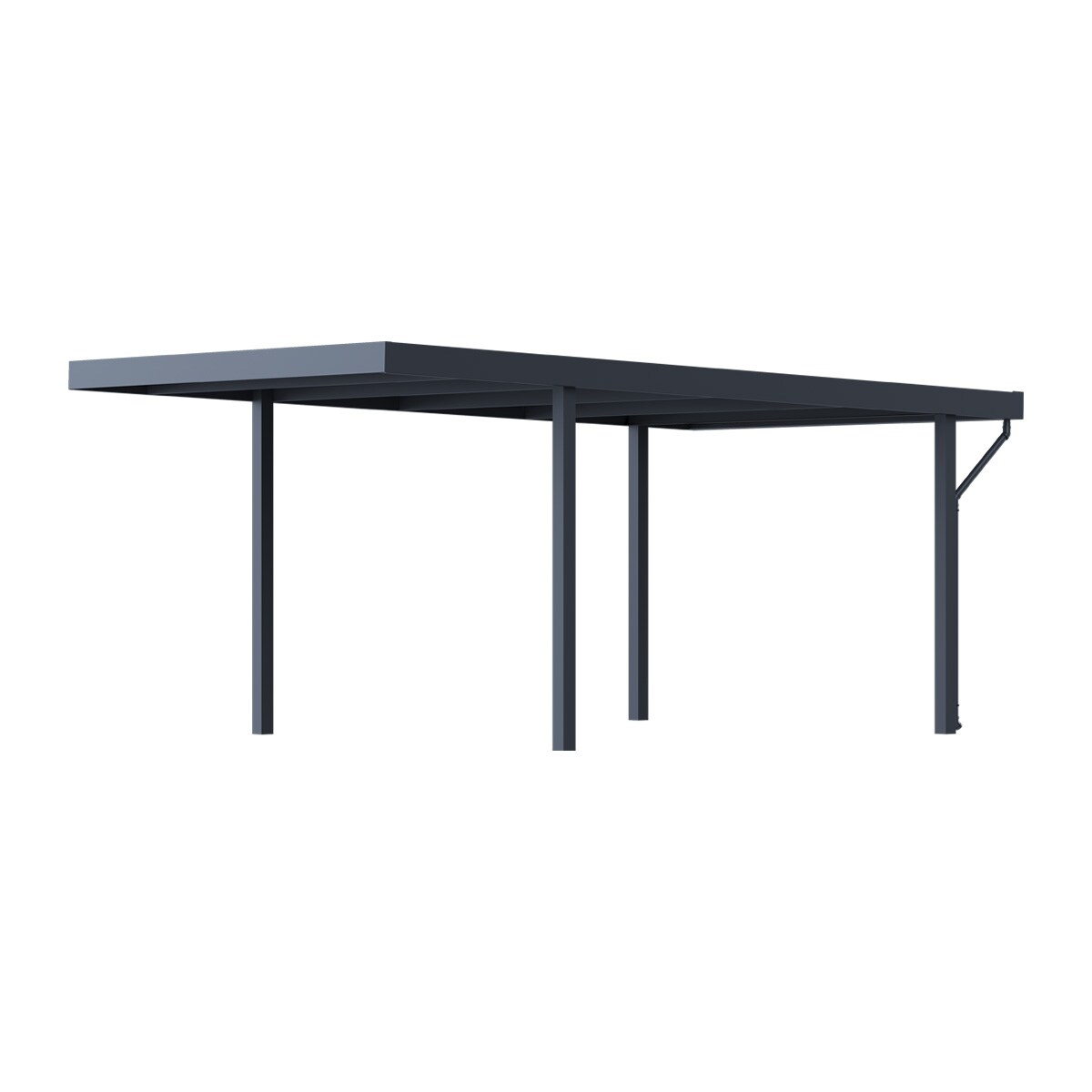 Pergoline Carport Metta 3,2 m x 5,5 m anthrazit