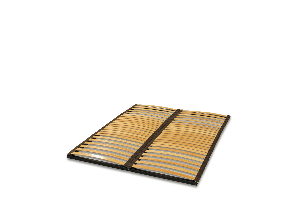 Letti Moderni Lattenrostmodul Abnehmbares 90x200 53x8 mm (bis zu 120 kg auf einer Seite) - 22 Buchenlatten, 3 Komfortzonen 