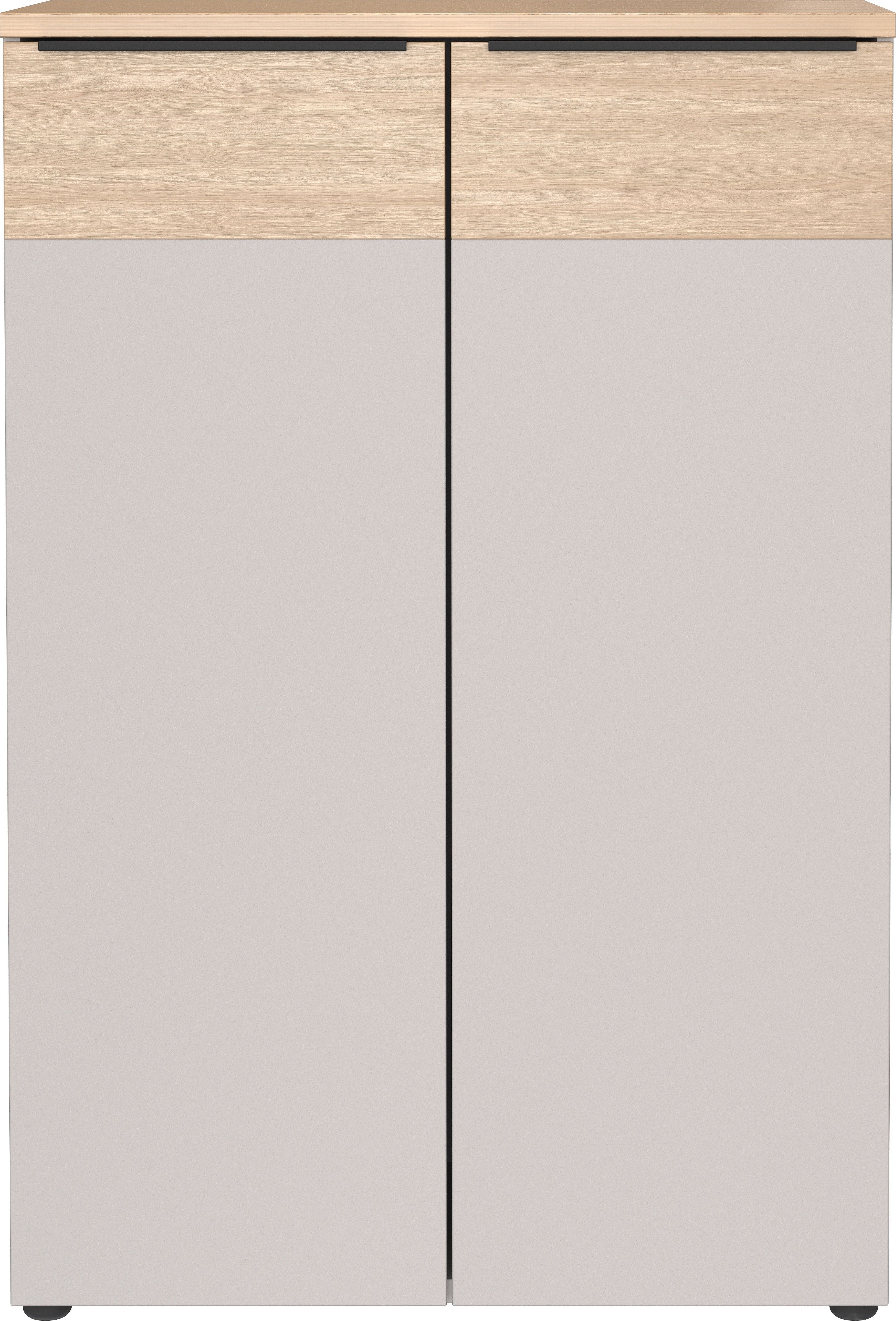 Germania Aktenschrank 4440-654 GW-Oviedo, in Kaschmir/Lindberg-Eiche-Nb., mit T&uuml;rd&auml;mpfung, 80 x 120 x 40 cm (BxHxT) 