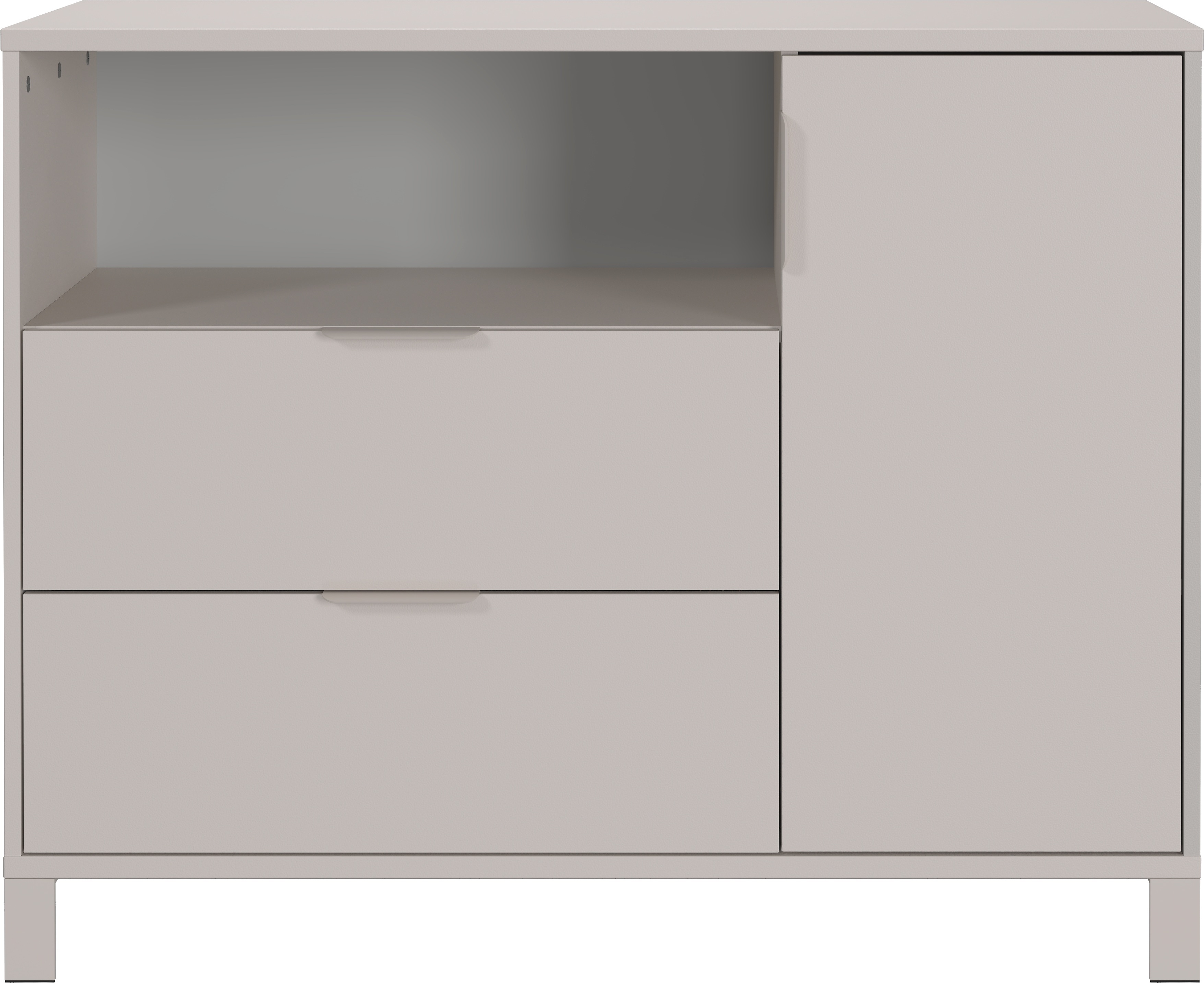Germania Kommode breit 7010-572 GW-Alkmaar, in Kaschmir, Schubladen- und T&uuml;ren mit soft-close, GS-zertifiziert, 115 x 92 x 54 cm (BxHxT) 