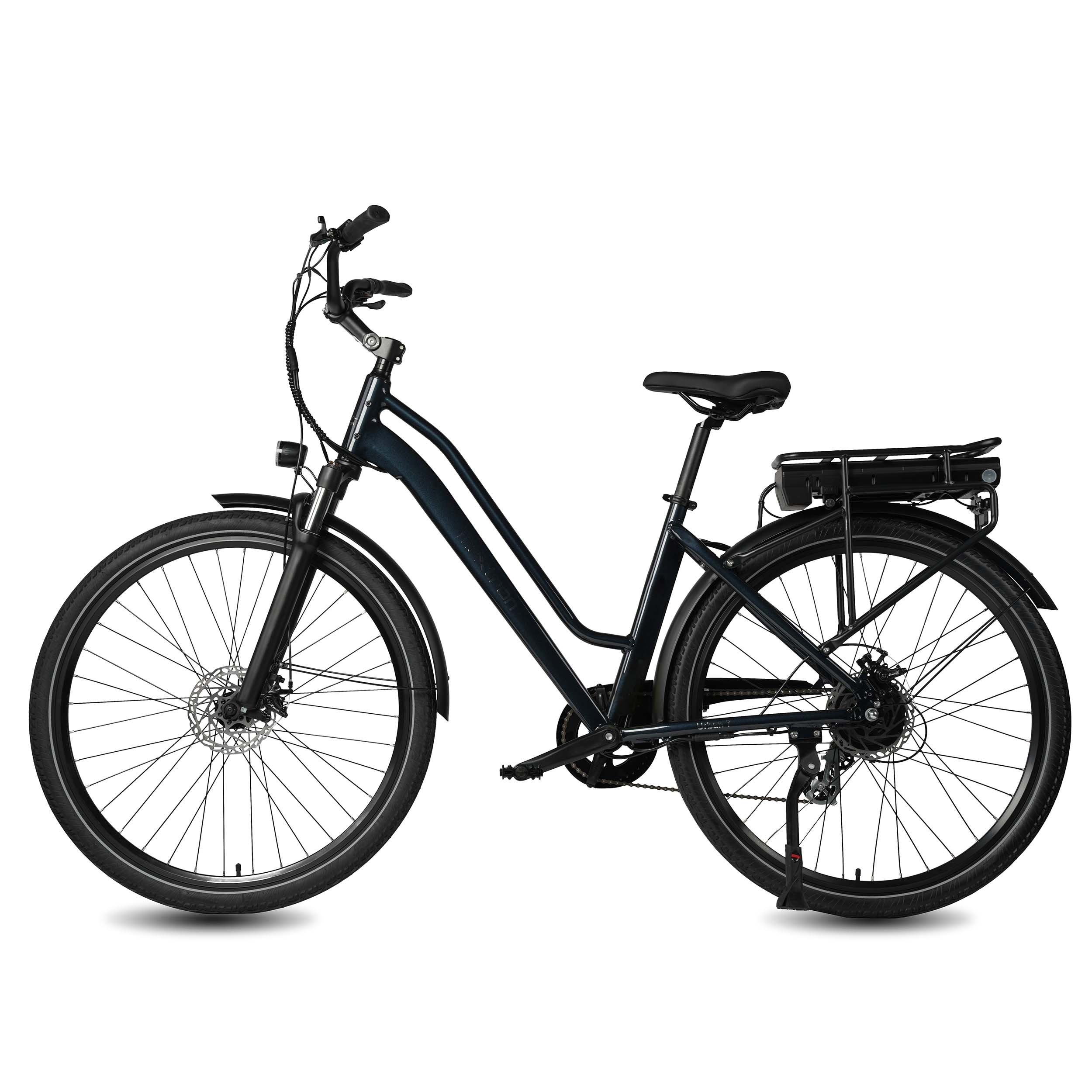 Maxtron Urban 7, City-E-Bike, unisex, 28" Zoll, dunkelblau 