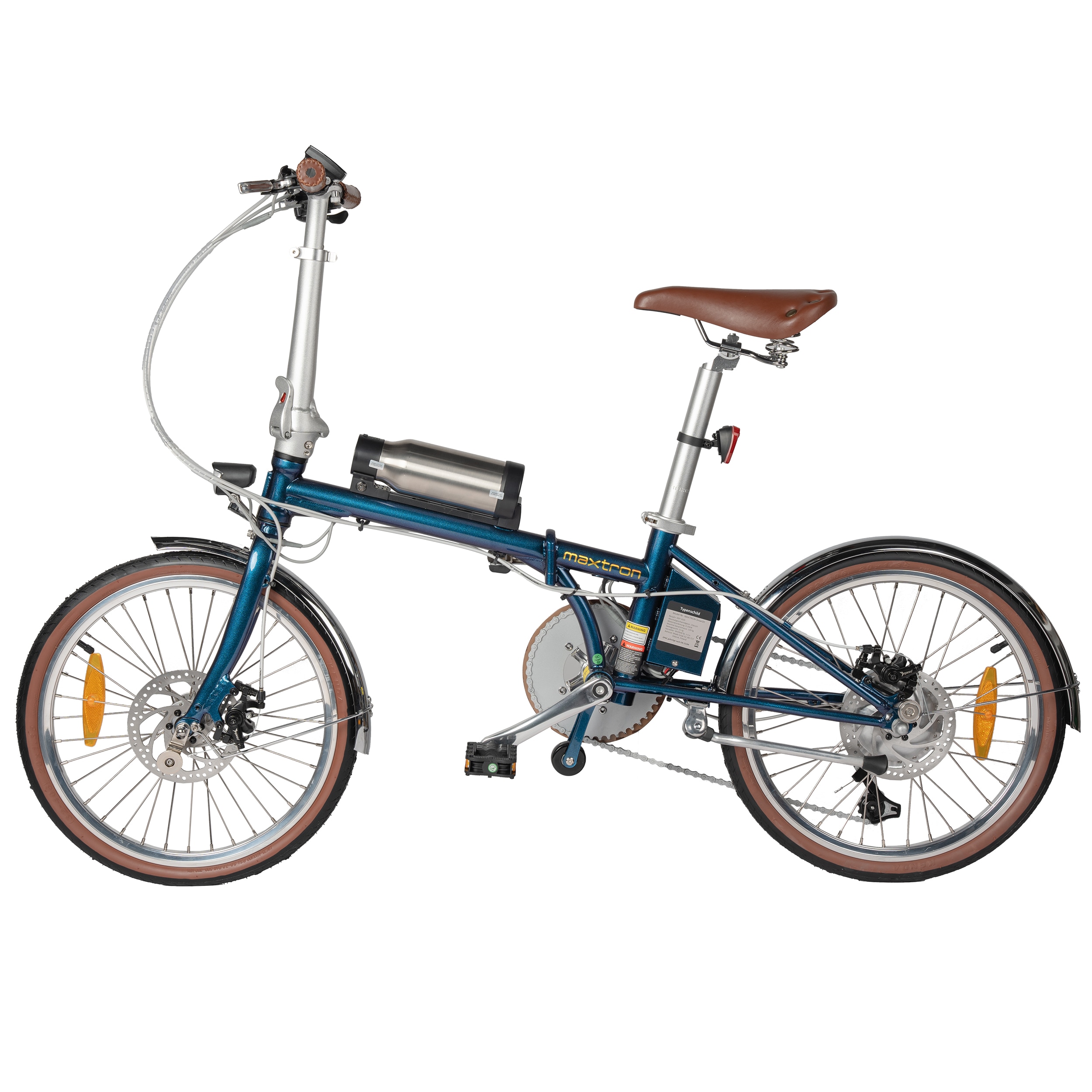 Maxtron Smart20, Falt-E-Bike, Retro-Optik, 20" Zoll, violett 