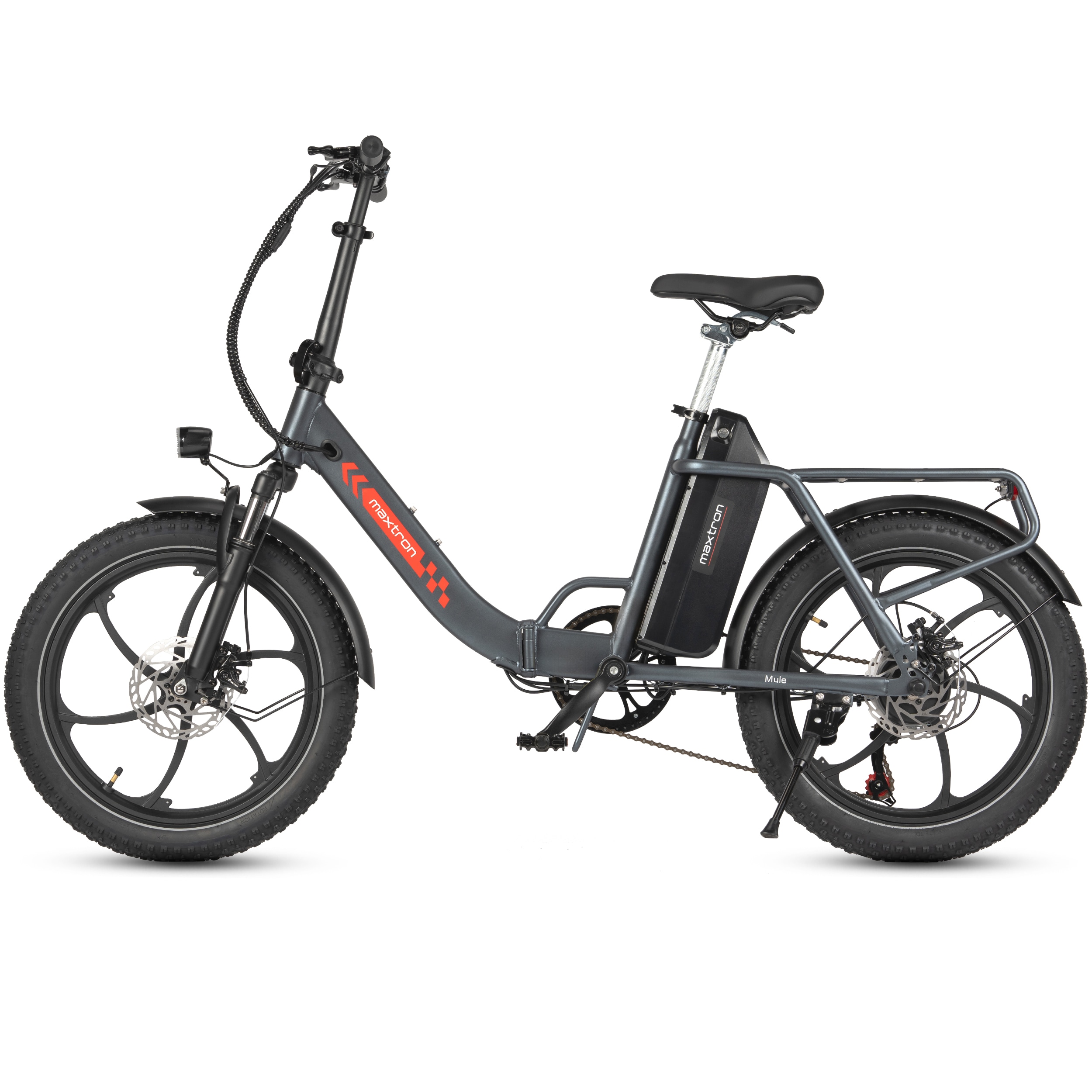 Maxtron Mule, Falt-E-Bike, All-Terrain E-Bike, 20" Zoll, grau 