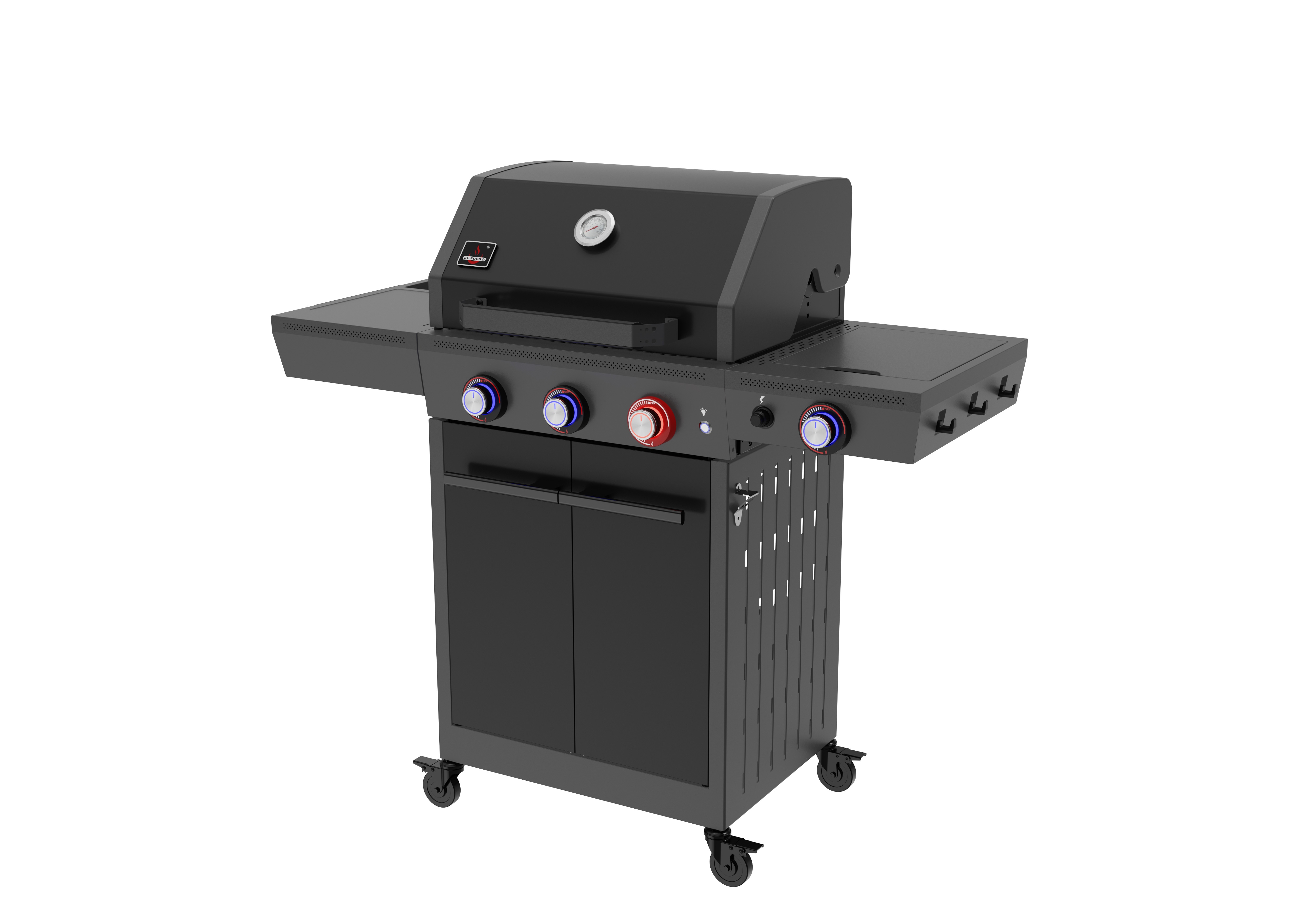 El Fuego&reg; Gasgrill "Key West" 3+1 mit Turbozone 