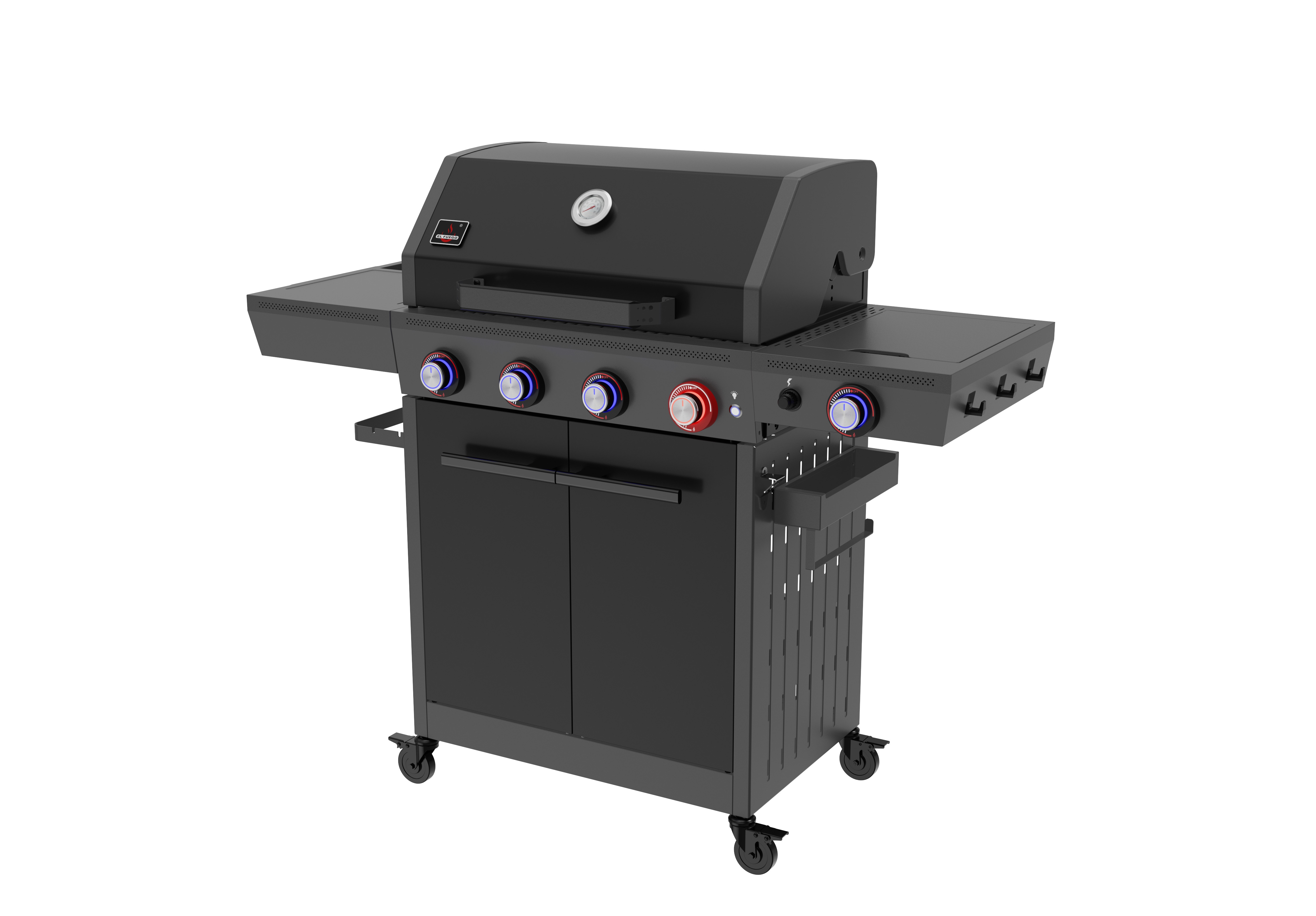 El Fuego&reg; Gasgrill "Key West" 4+1 mit Turbozone 