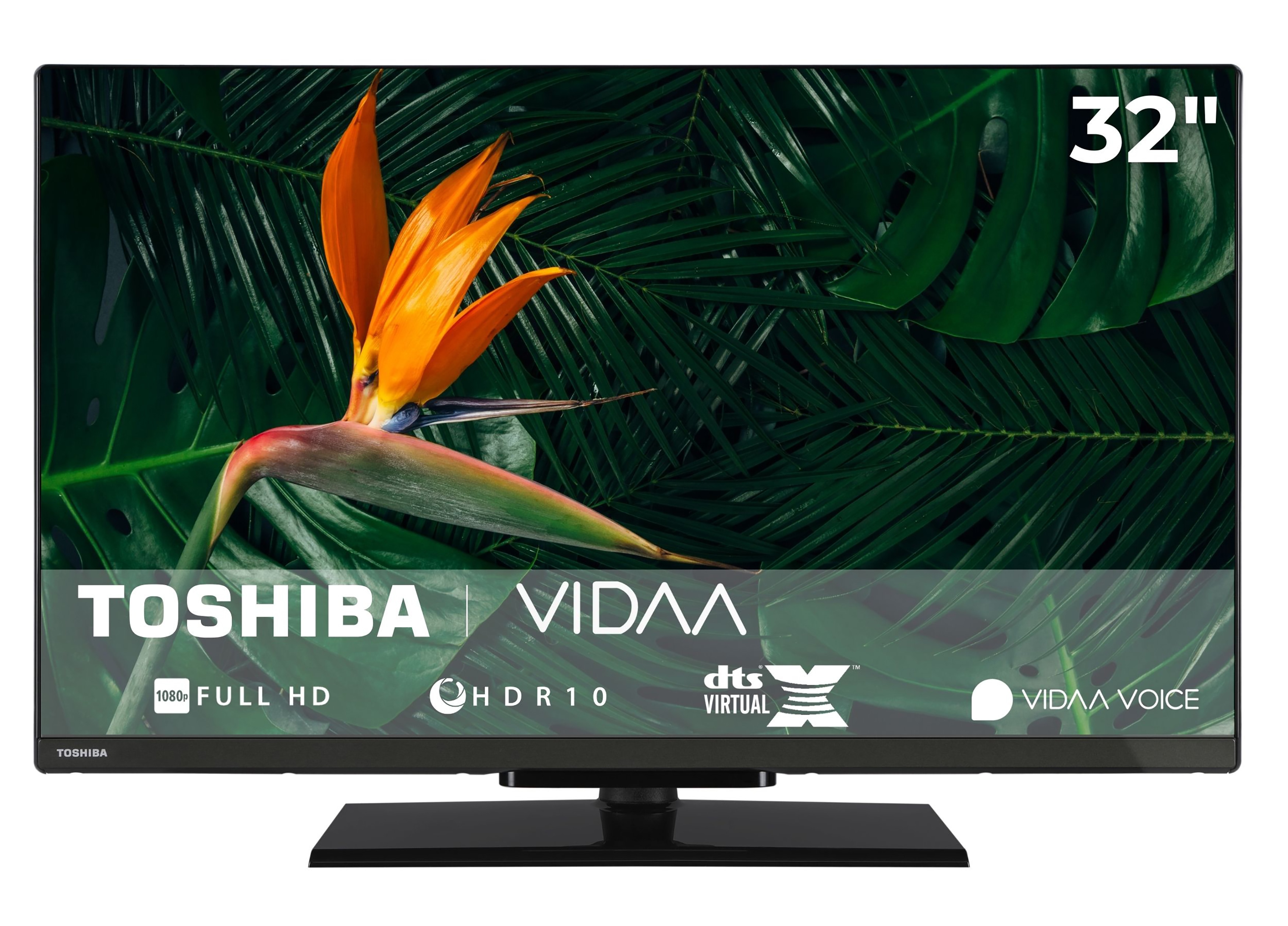 Toshiba 32LV3F63DA Fernseher 32 Zoll Smart TV VIDAA Full HD HDR TV mit Triple-Tuner, LED TV (2026) 