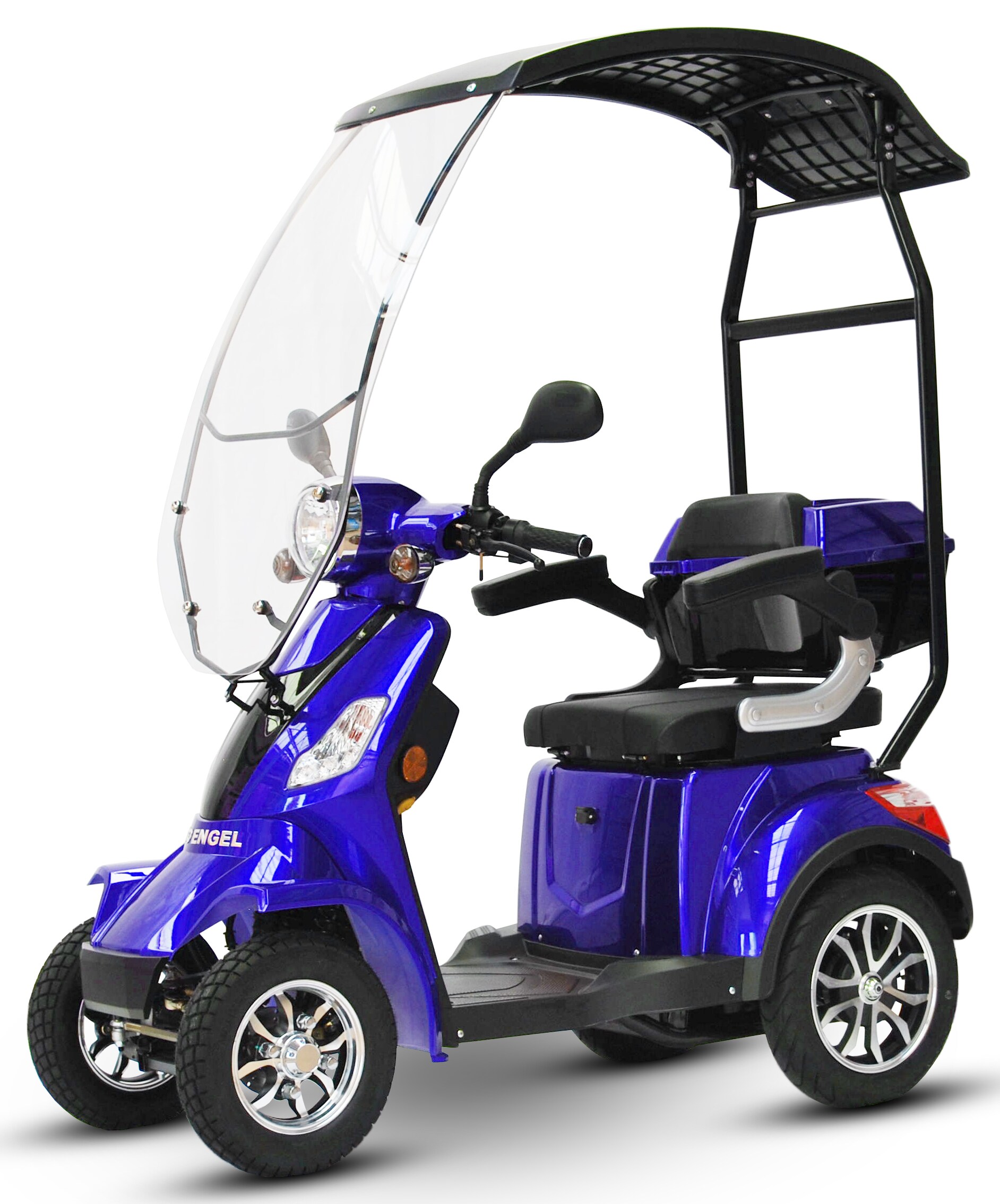 ECO ENGEL 510 Blau mit Dach 20 Ah Li-Io Akku Herausnehmbar, Elektromobil 