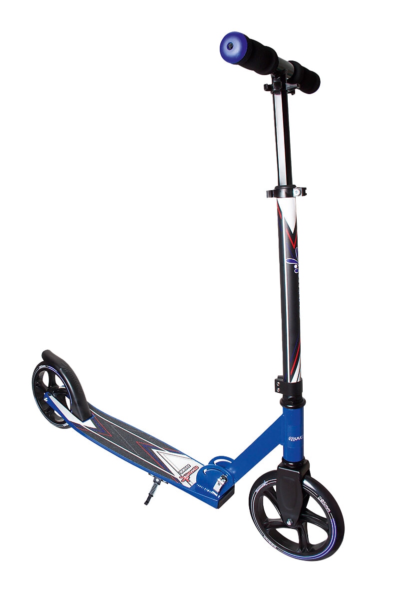 muuwmi Aluminium Scooter &ndash; Tretroller, 205 mm, ABEC 7, f&uuml;r Kinder und Erwachsene, GS-gepr&uuml;ft, h&ouml;henverstellbar, blau 