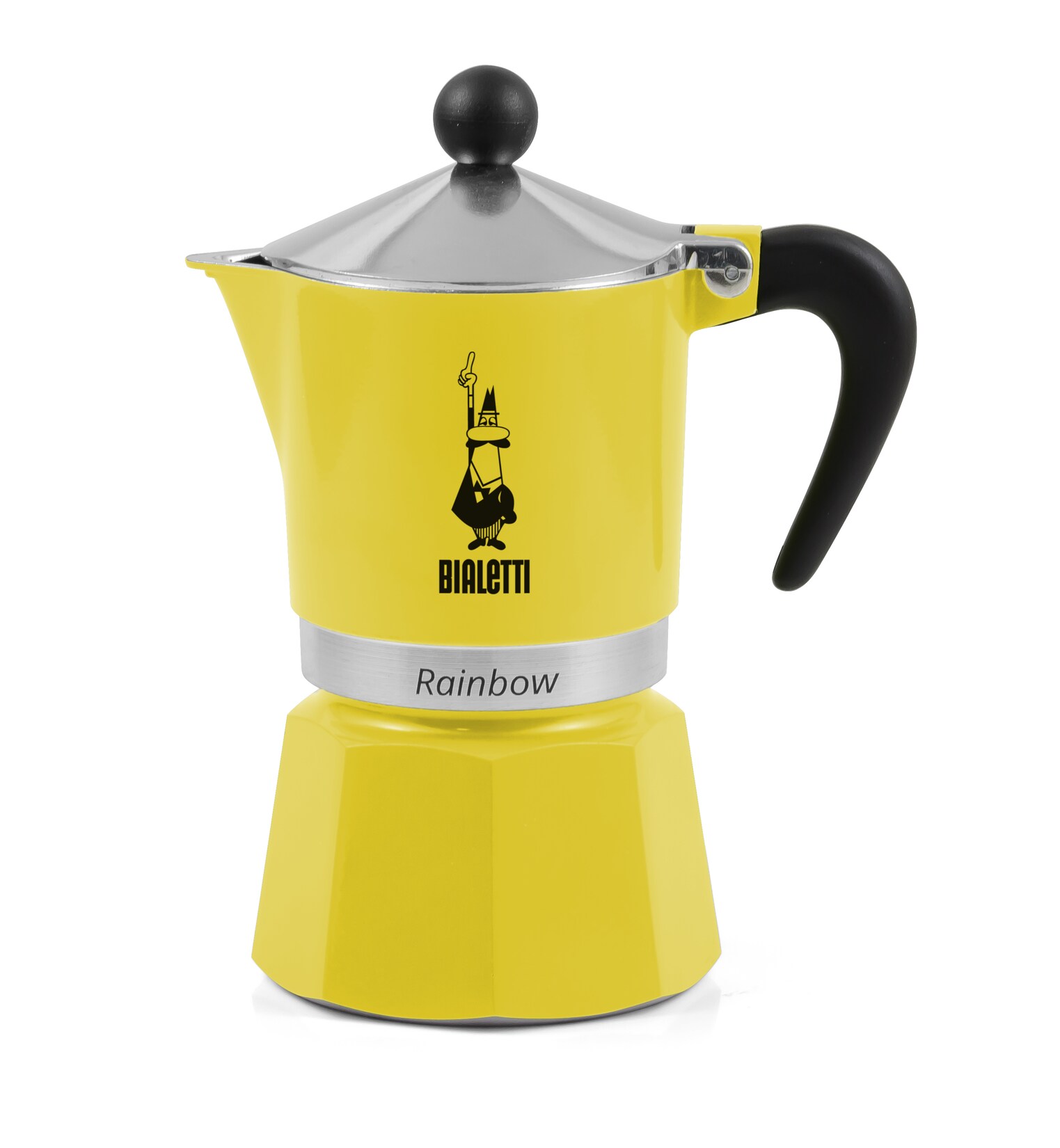 Espressokocher Rainbow 3 Tassen gelb