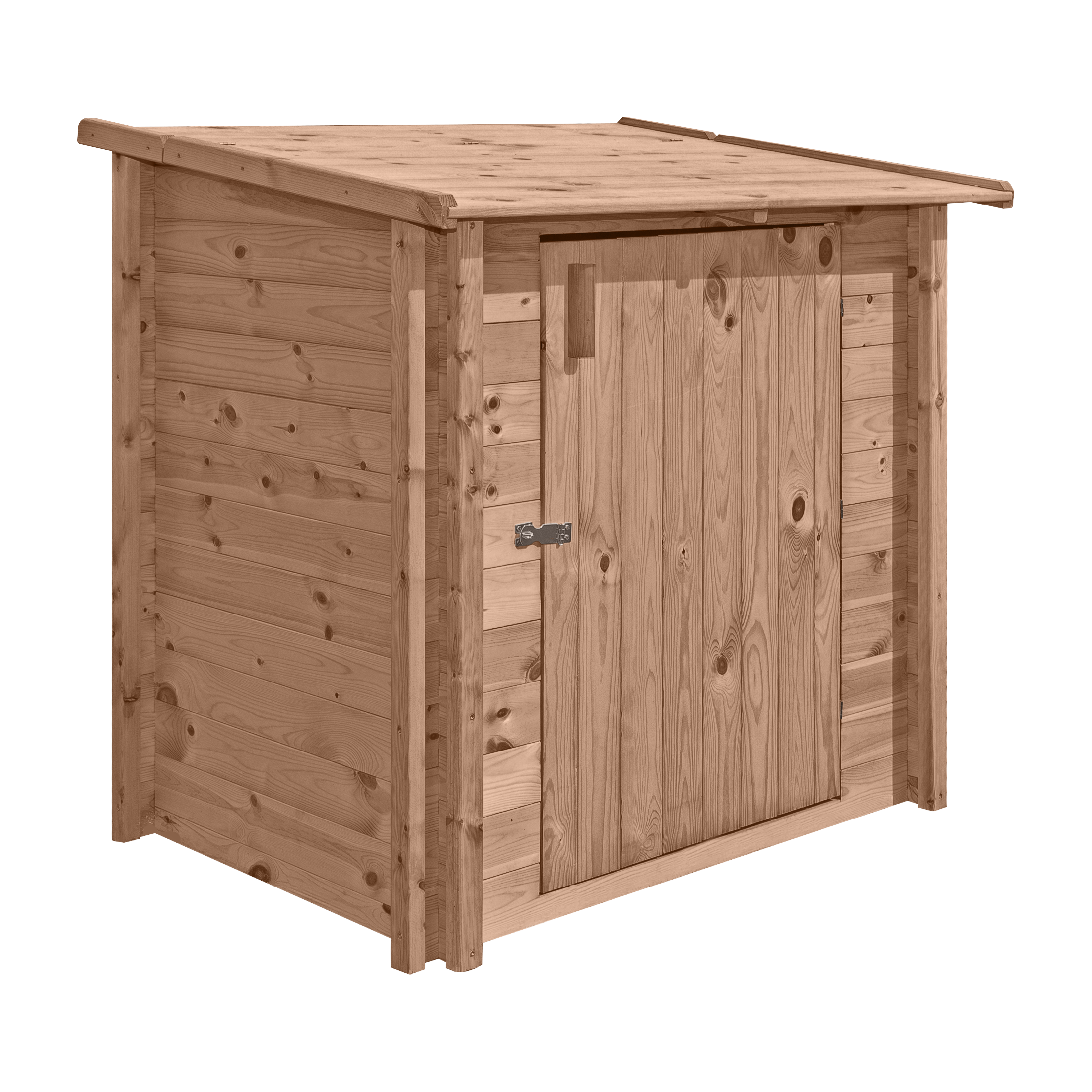 Pumpenhaus "Holzpool" Universal  mit Ruckwand f&uuml;r Poolh&ouml;he 115 - 138 cm (114 x 94 x 122 cm) 