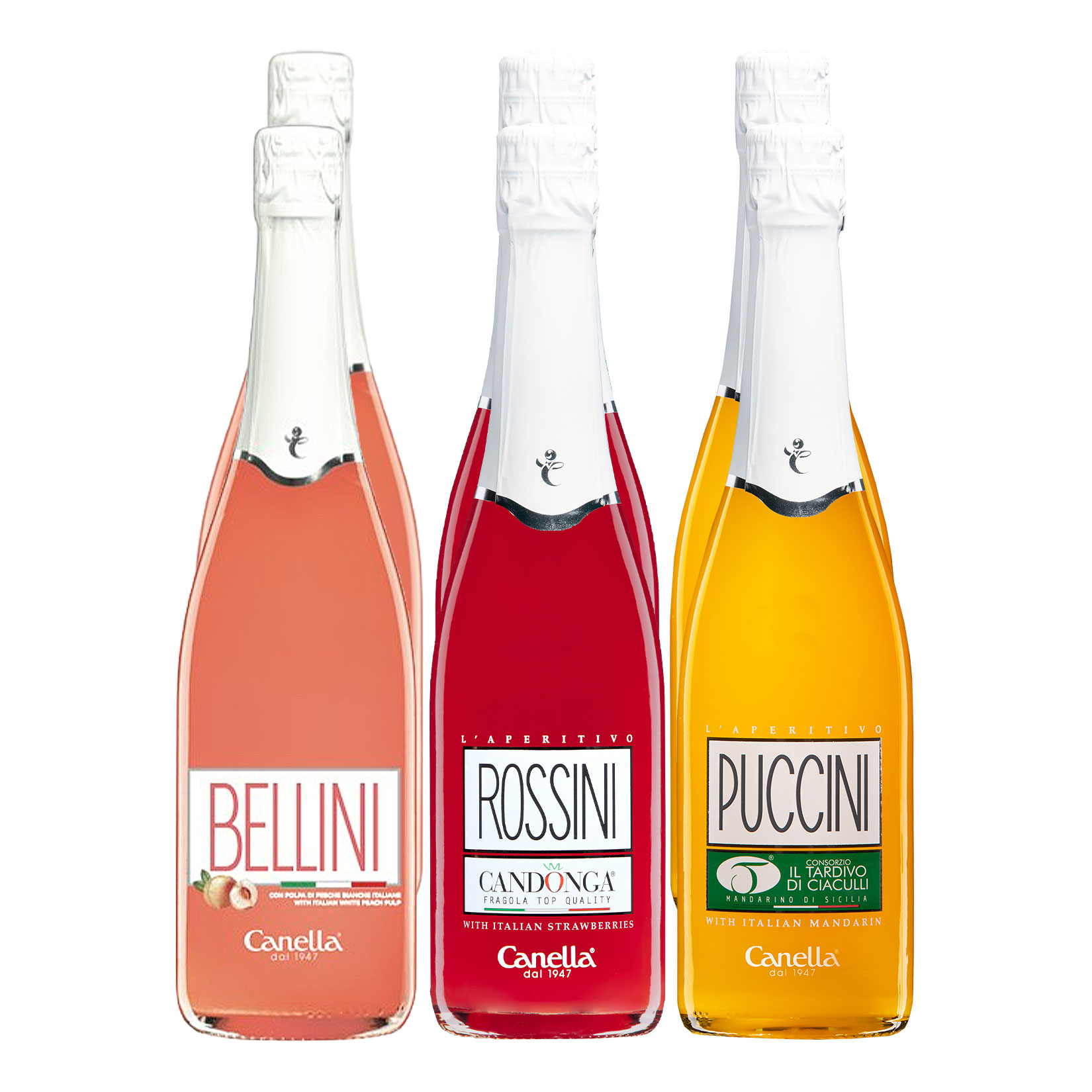Canella Weinpaket Aperitvo Fruchtexplosion 5,0 % vol 6 x 0,75 Liter 