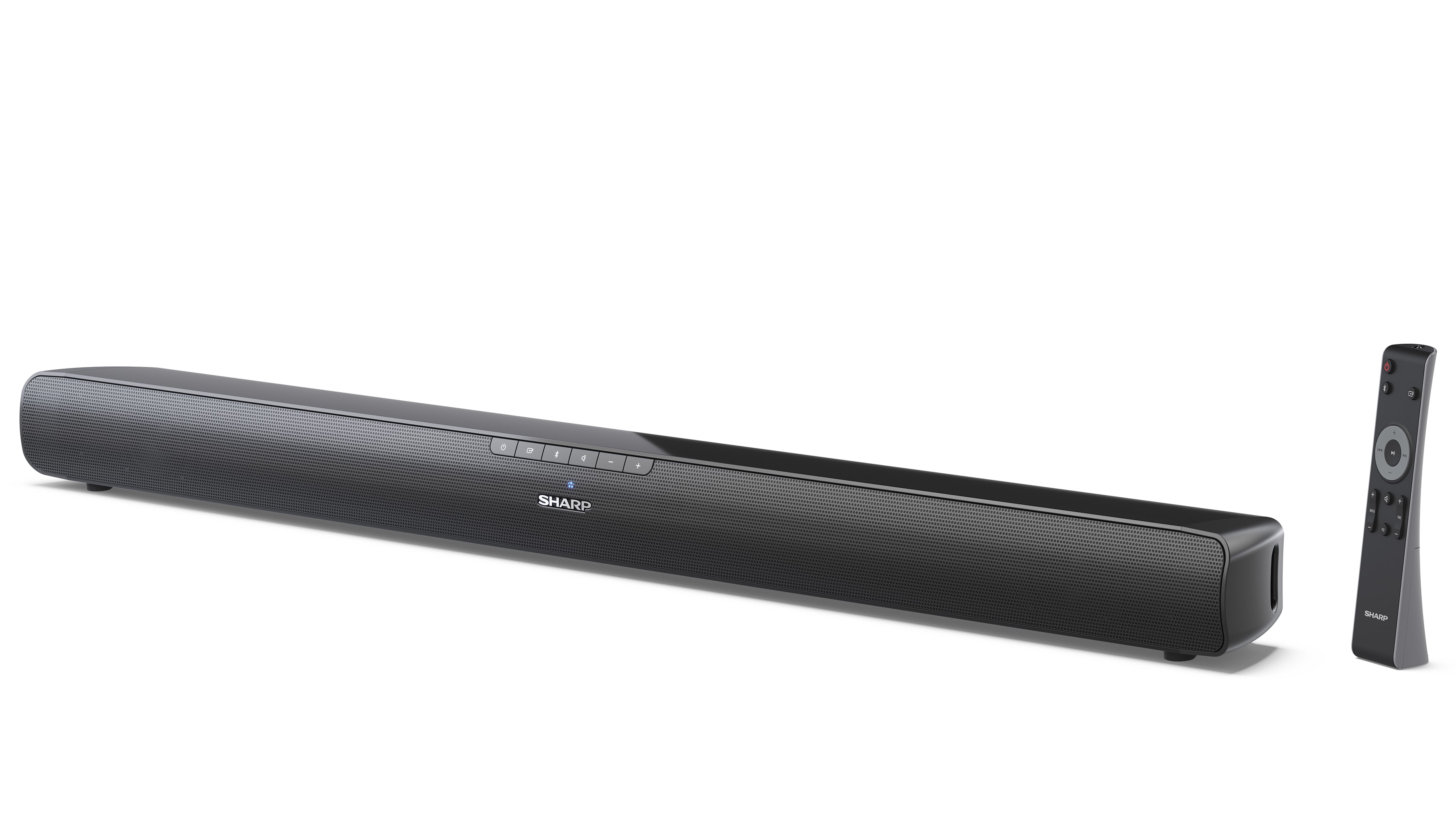 Sharp HT-SB100 2.0 TV Soundbar mit Bluetooth und 75 Watt Ausgangsleistung, 80 cm, schwarz 
