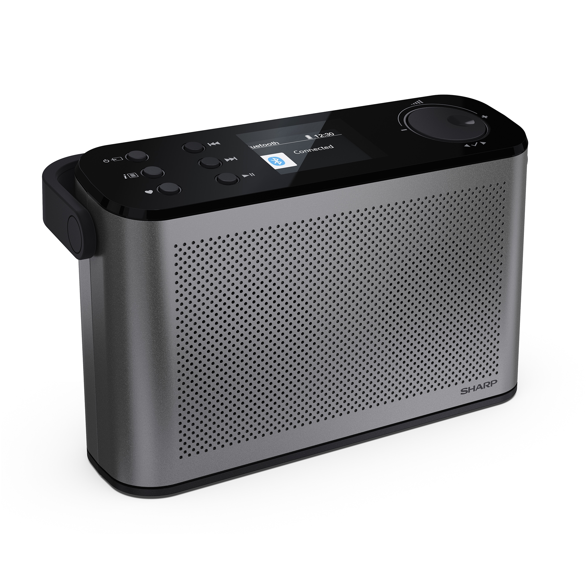 Sharp XL-B517D Kompaktanlage mit CD-Player DAB+ Digitalradio Bluetooth USB Stereoanlage, schwarz 