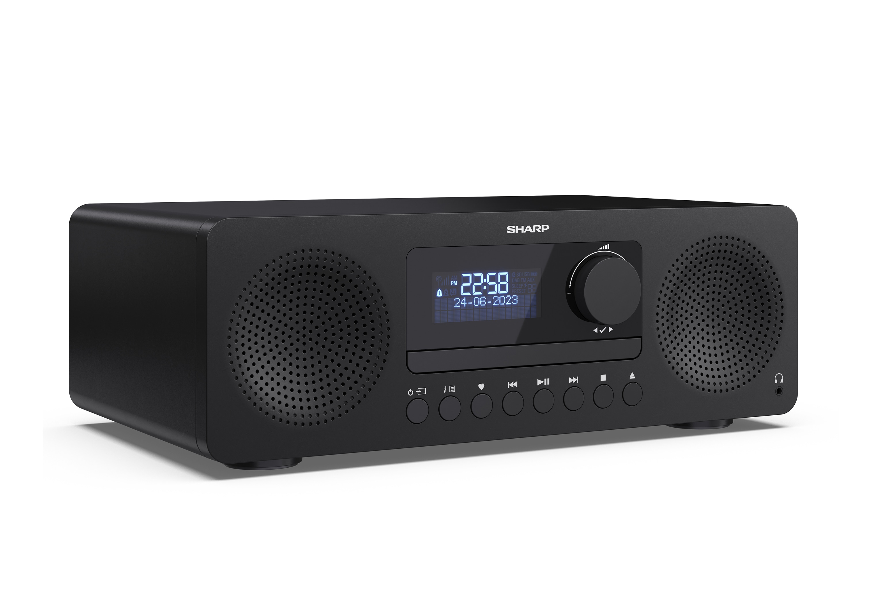 Sharp XL-B720D Tokyo DAB+ Digitalradio Bluetooth Kompaktanlage CD-Player DAB Radio UKW, schwarz
95 