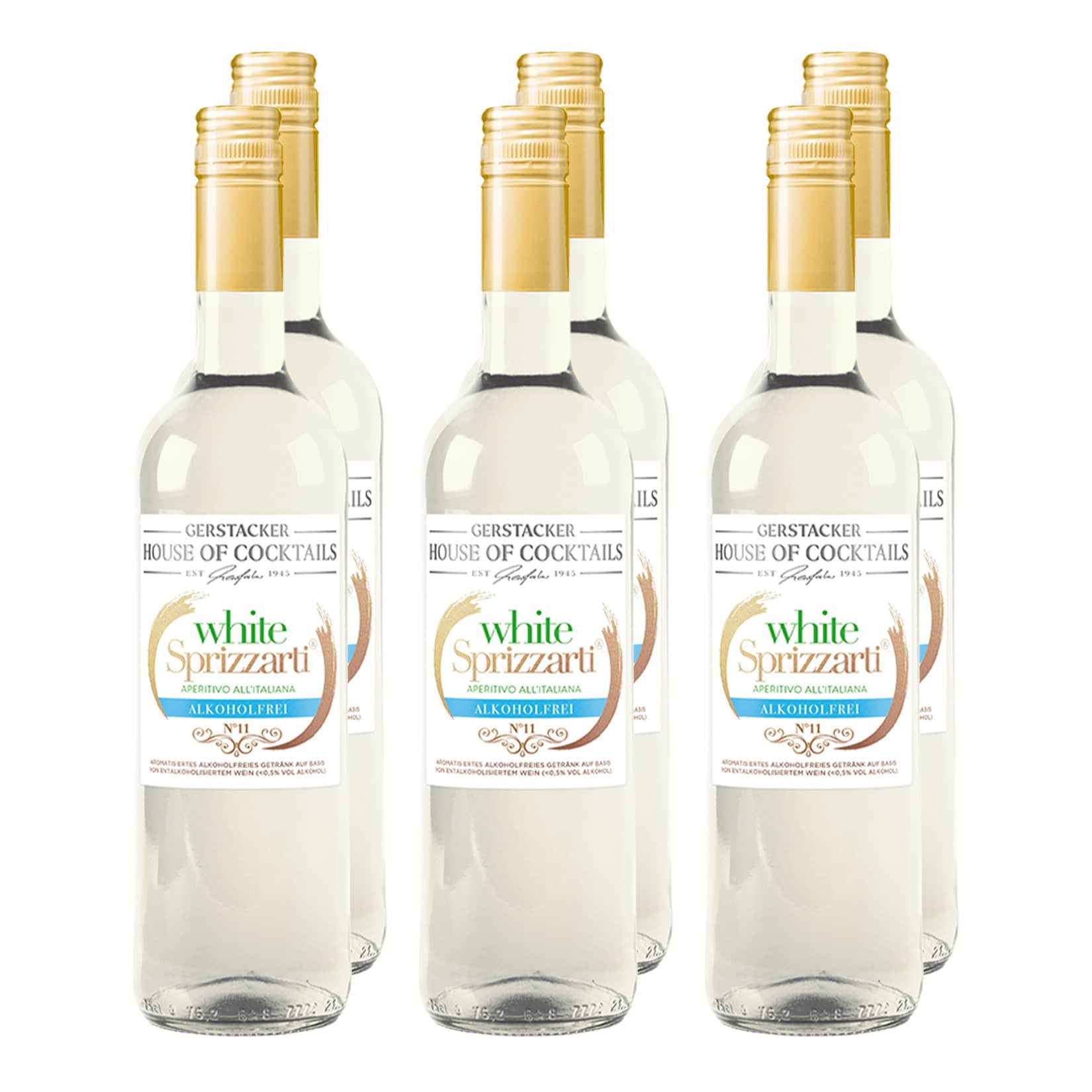 Gerstacker Sprizzati White alkoholfrei 6 x 0,75 Liter 
