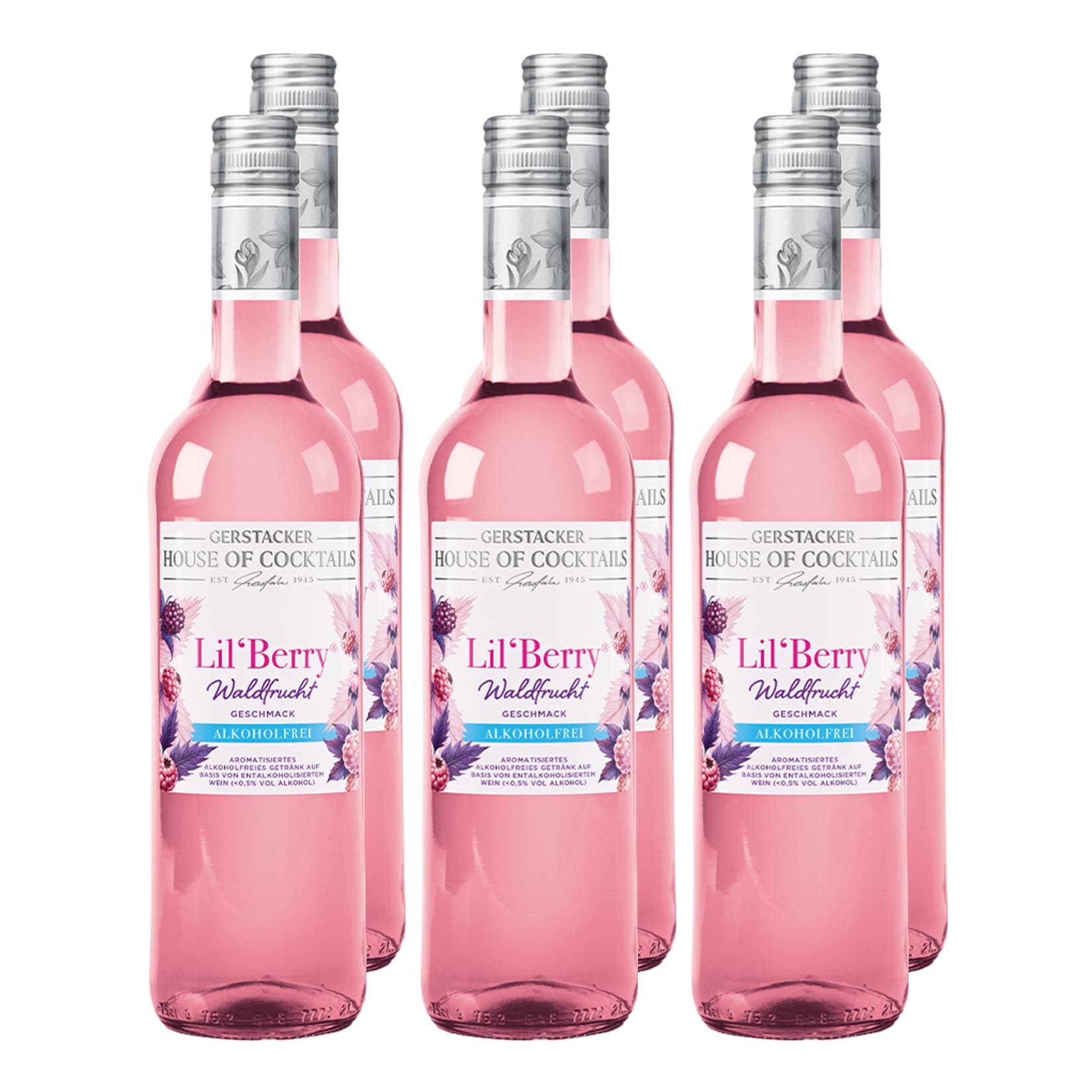 Lil&acute;Berry Waldfrucht alkoholfrei 6 x 0,75 Liter 