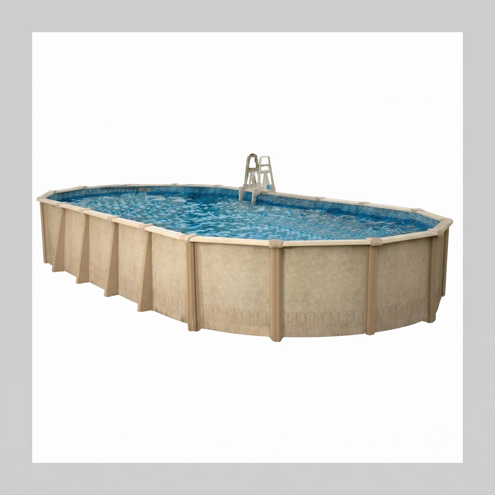 Interline Stahlwandpool "Century" 6,10 x 3,60 m, Tiefe 1,32 m  (Premium Set) 