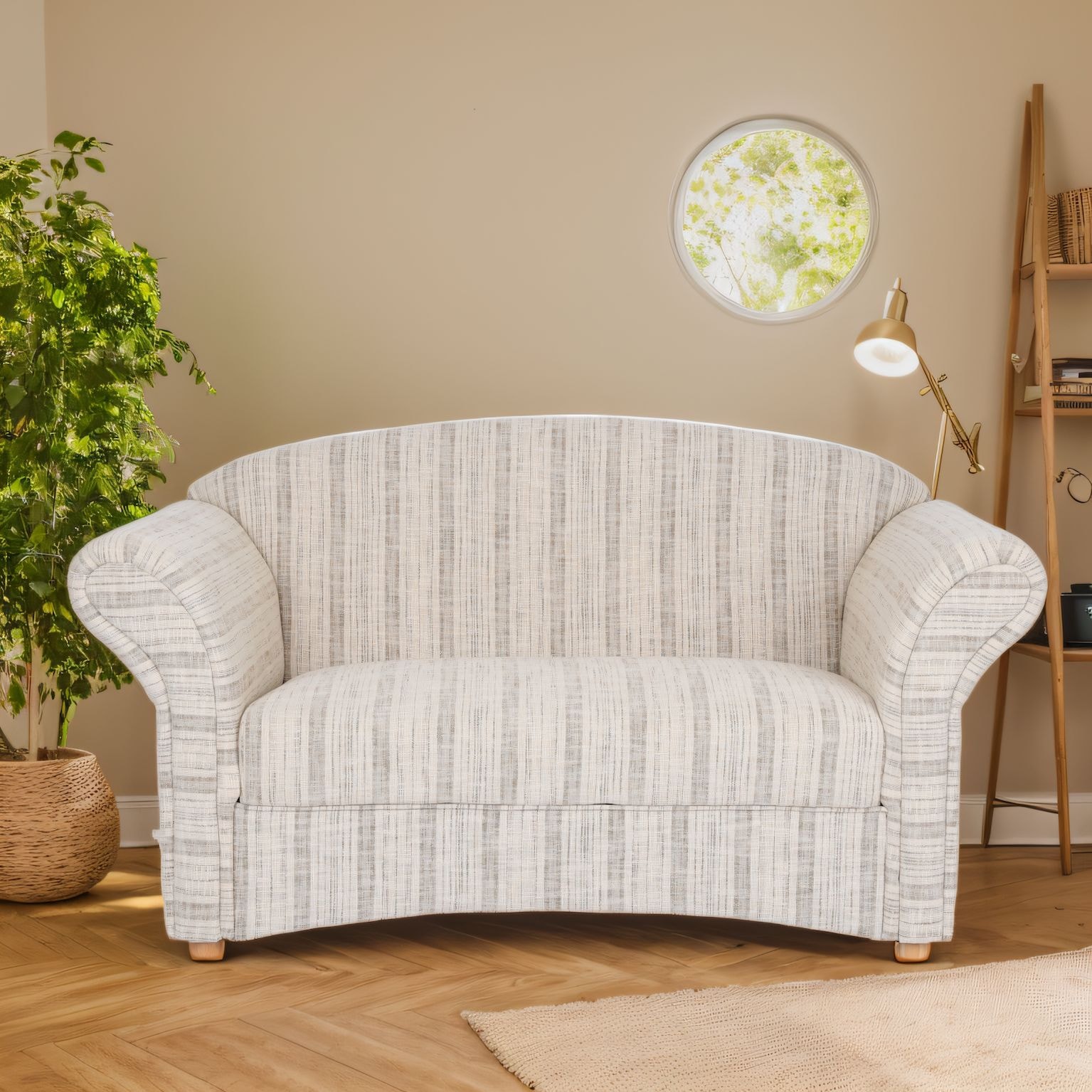 2-Sitzer Sofa Loretta, ca. 153 x 83 x 85 cm - Grau