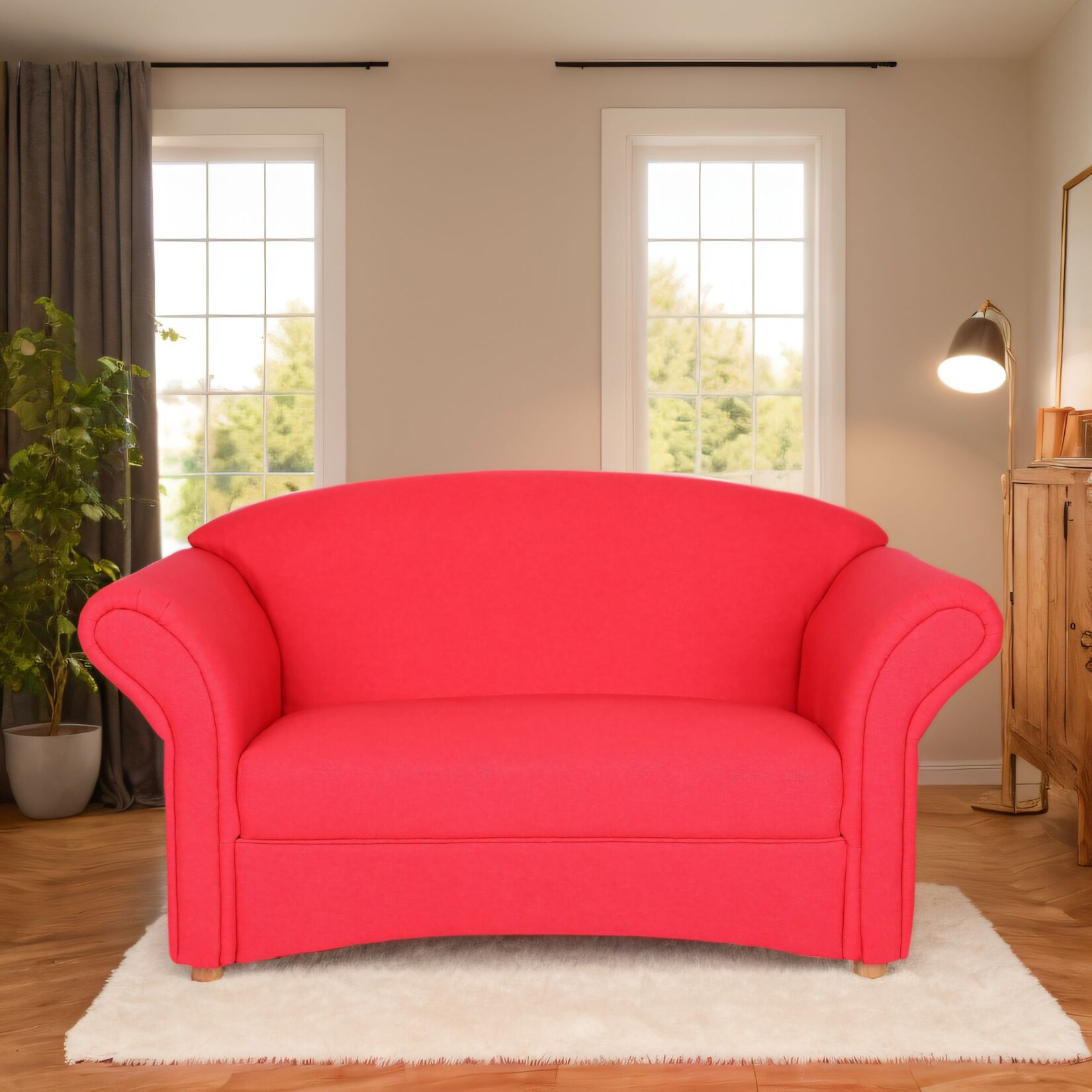 2-Sitzer Sofa Loretta, ca. 153 x 83 x 85 cm - Rosa