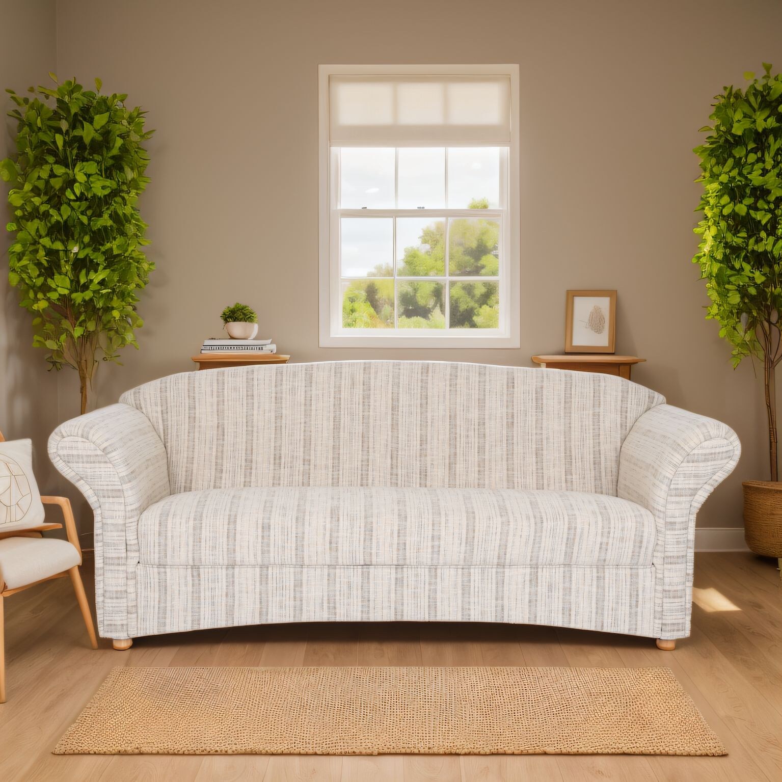 3-Sitzer Sofa Loretta, ca. 204 x 83 x 85 cm – Grau
