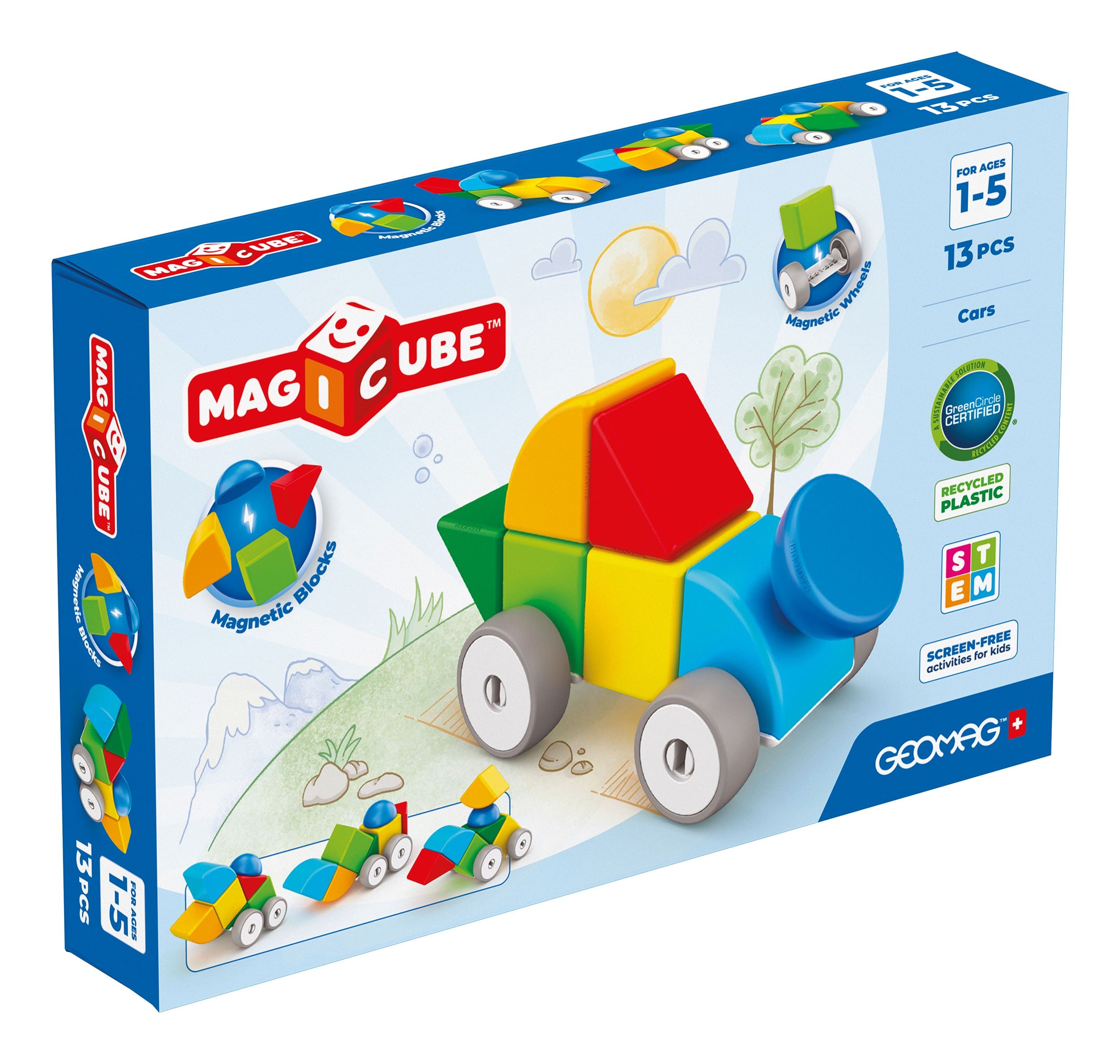309 Geomag Magicube Blocks RE Cars 13 