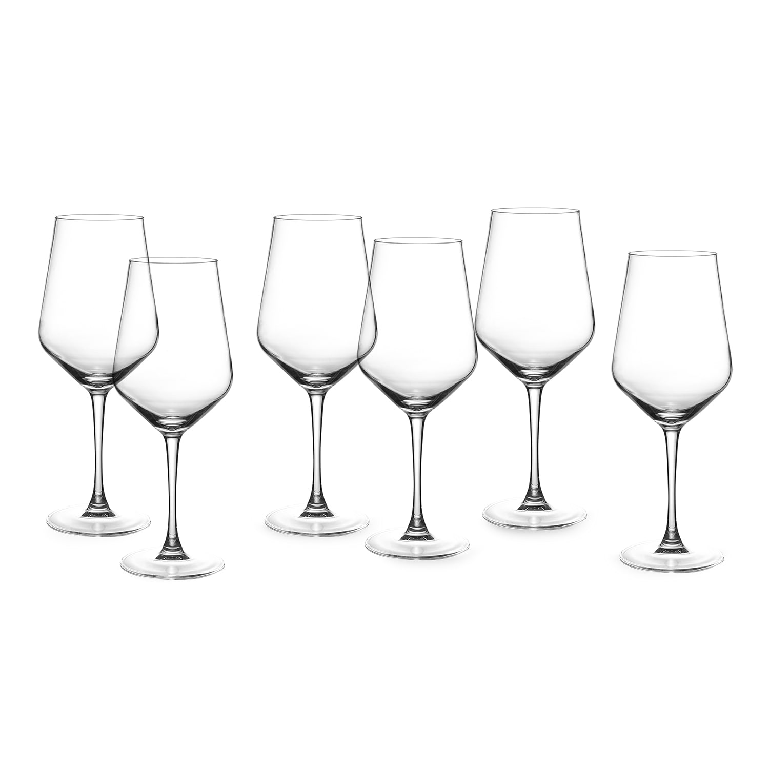 ECHTWERK Rotwein-Gl&auml;ser 6er Set ca. 620 ml, Zeitlose Weingl&auml;ser, Weinkelche, Robuste Gl&auml;ser, sp&uuml;lmaschinenfest 