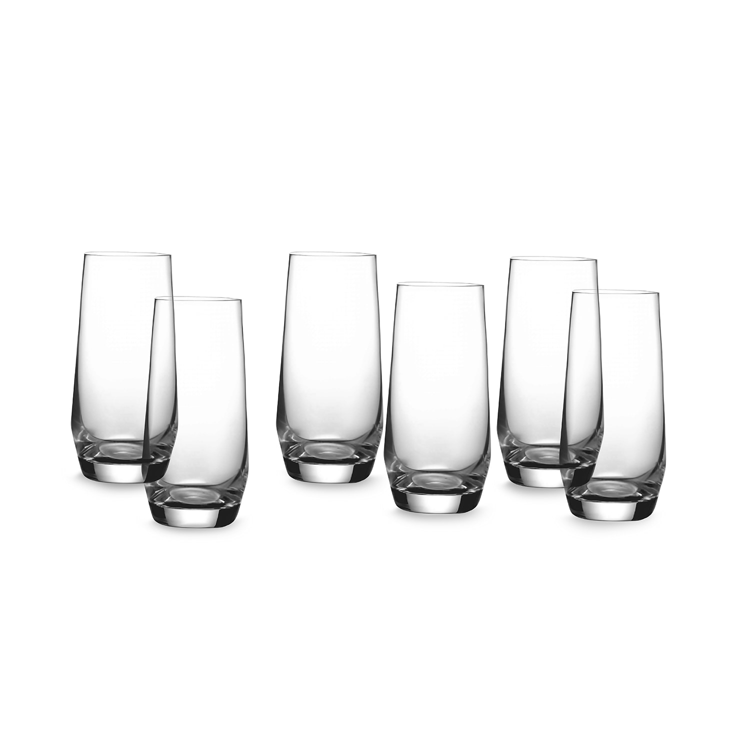 ECHTWERK Wasser-Gl&auml;ser 6er Set, Robuste Trinkgl&auml;ser, sp&uuml;lmaschinenfest, 340 ml 
