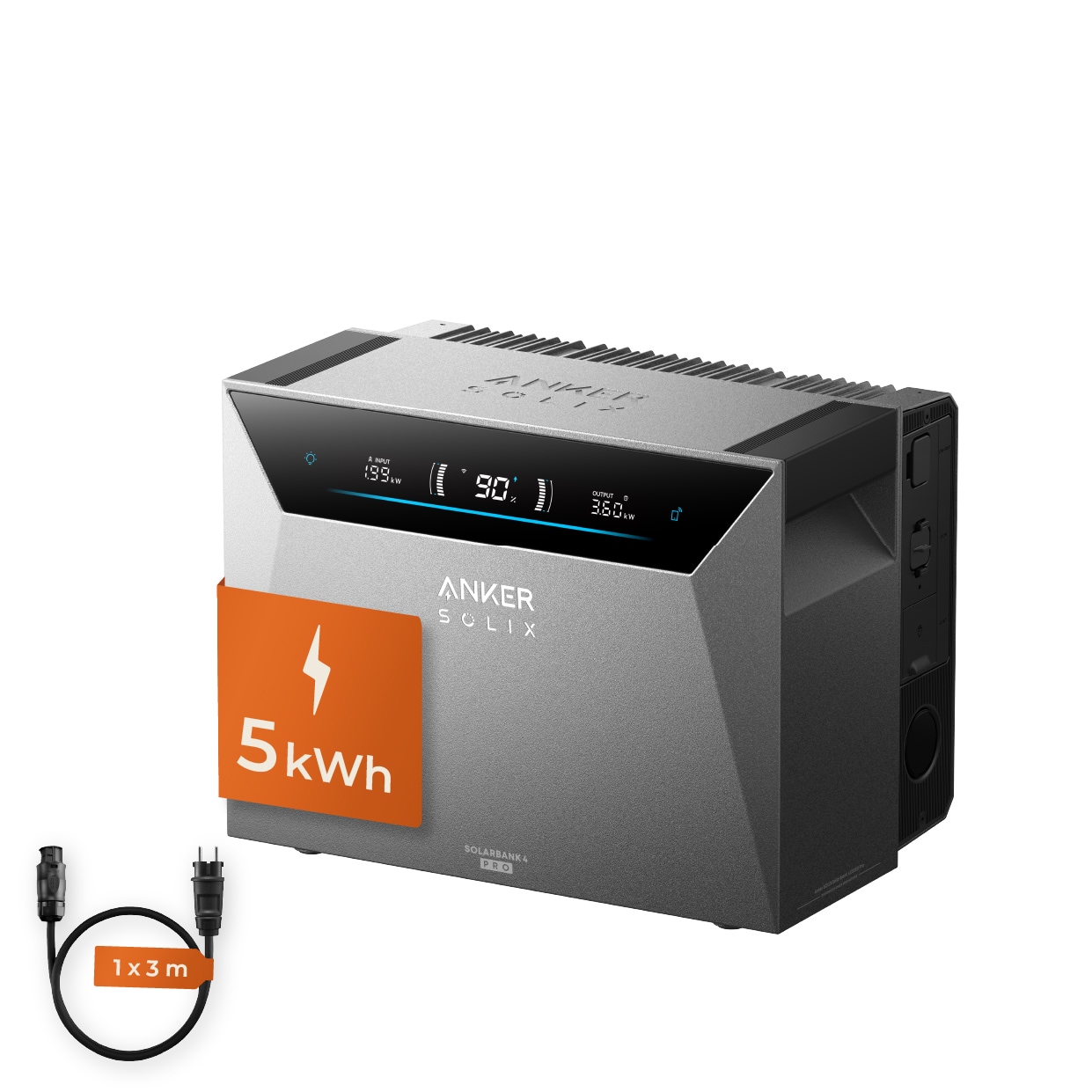 Anker SOLIX Solarbank 4 E5000 Pro | 5000 Wh Speicher 