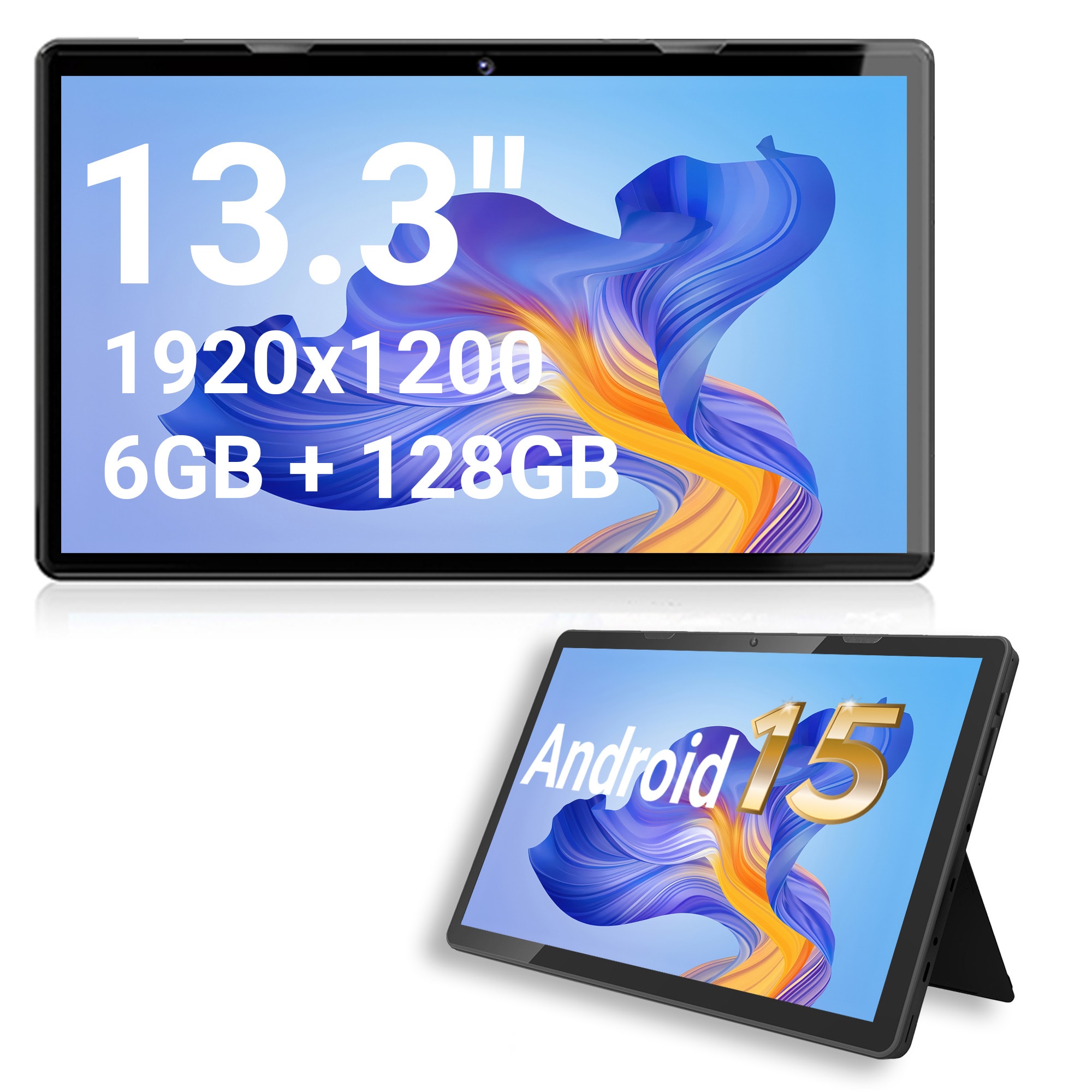 XORO MegaPAD 1333 Pro2, 13,3-Zoll-Full-HD-Display, Octa-Core-Prozessor, 6 GB Arbeitsspeicher, integrierte Standfu&szlig;, VESA-75-kompatible 