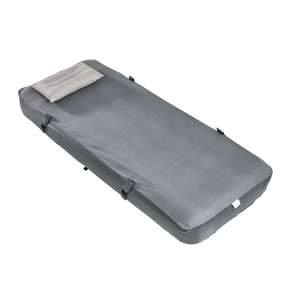 Sonnenliege klappbar Grau 191x76x22cm Modern